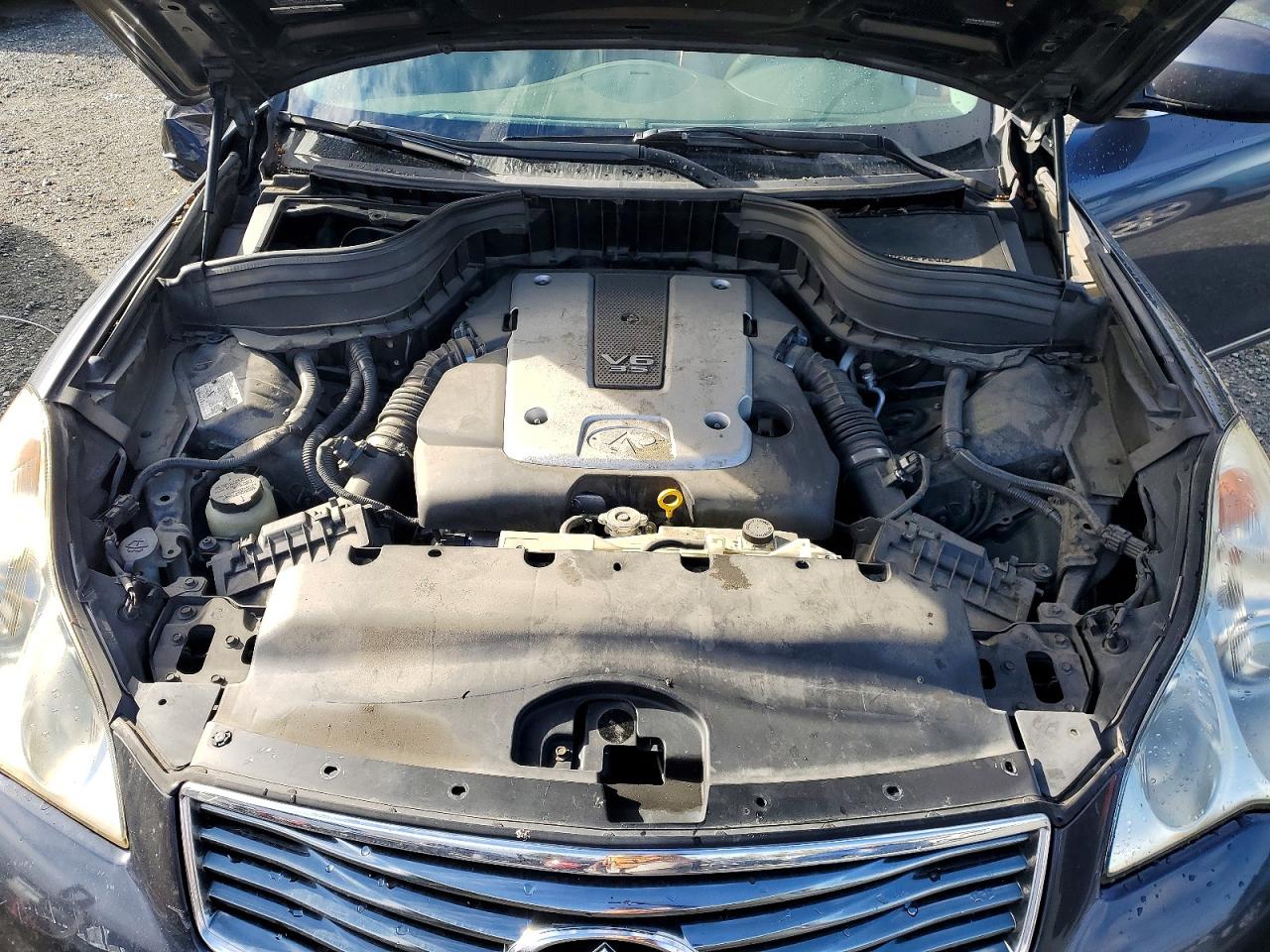 2008 Infiniti Ex35 Base Blue vin: JNKAJ09FX8M354734