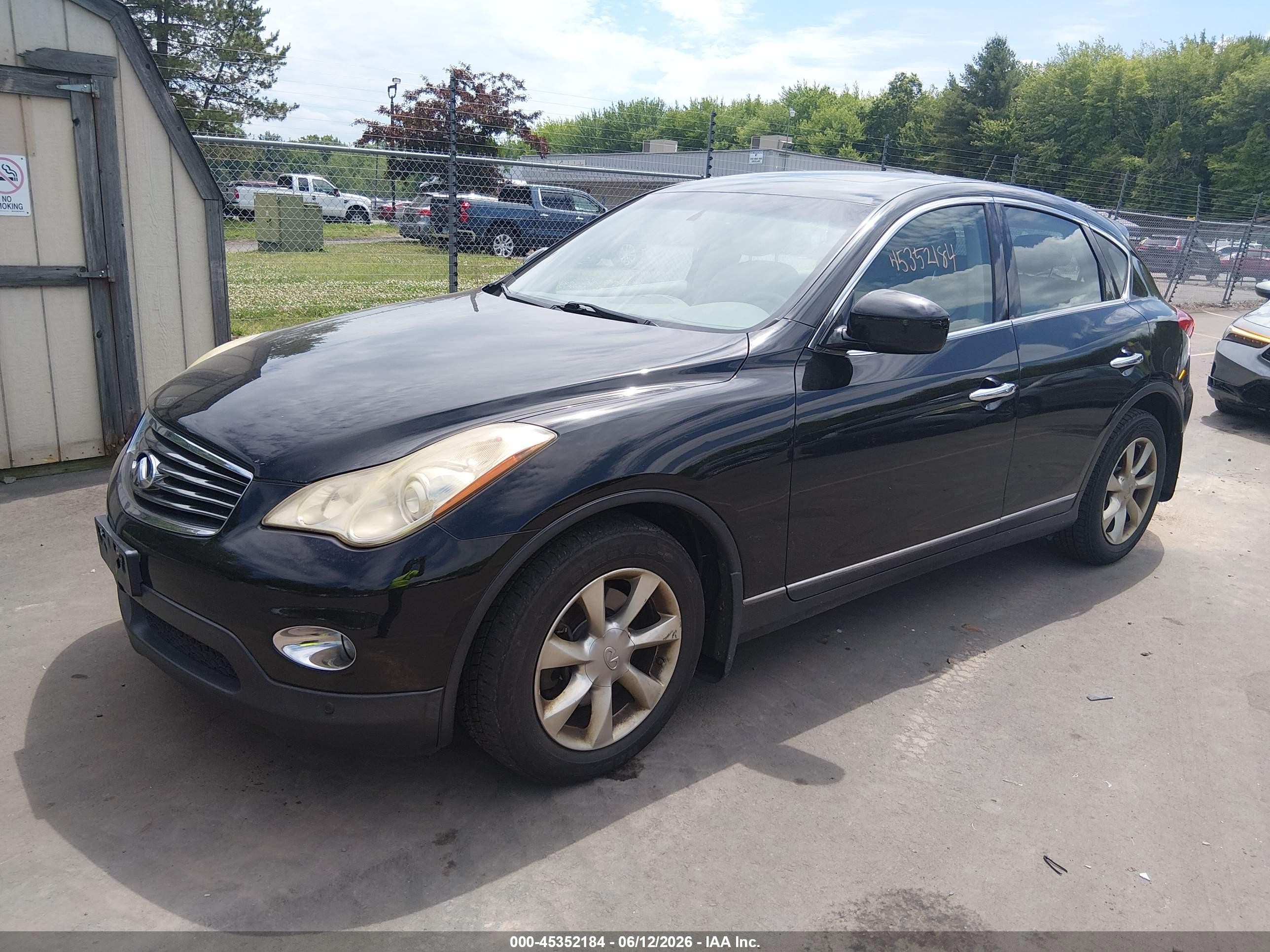 2008 Infiniti Ex35 Journey Black vin: JNKAJ09FX8M356676