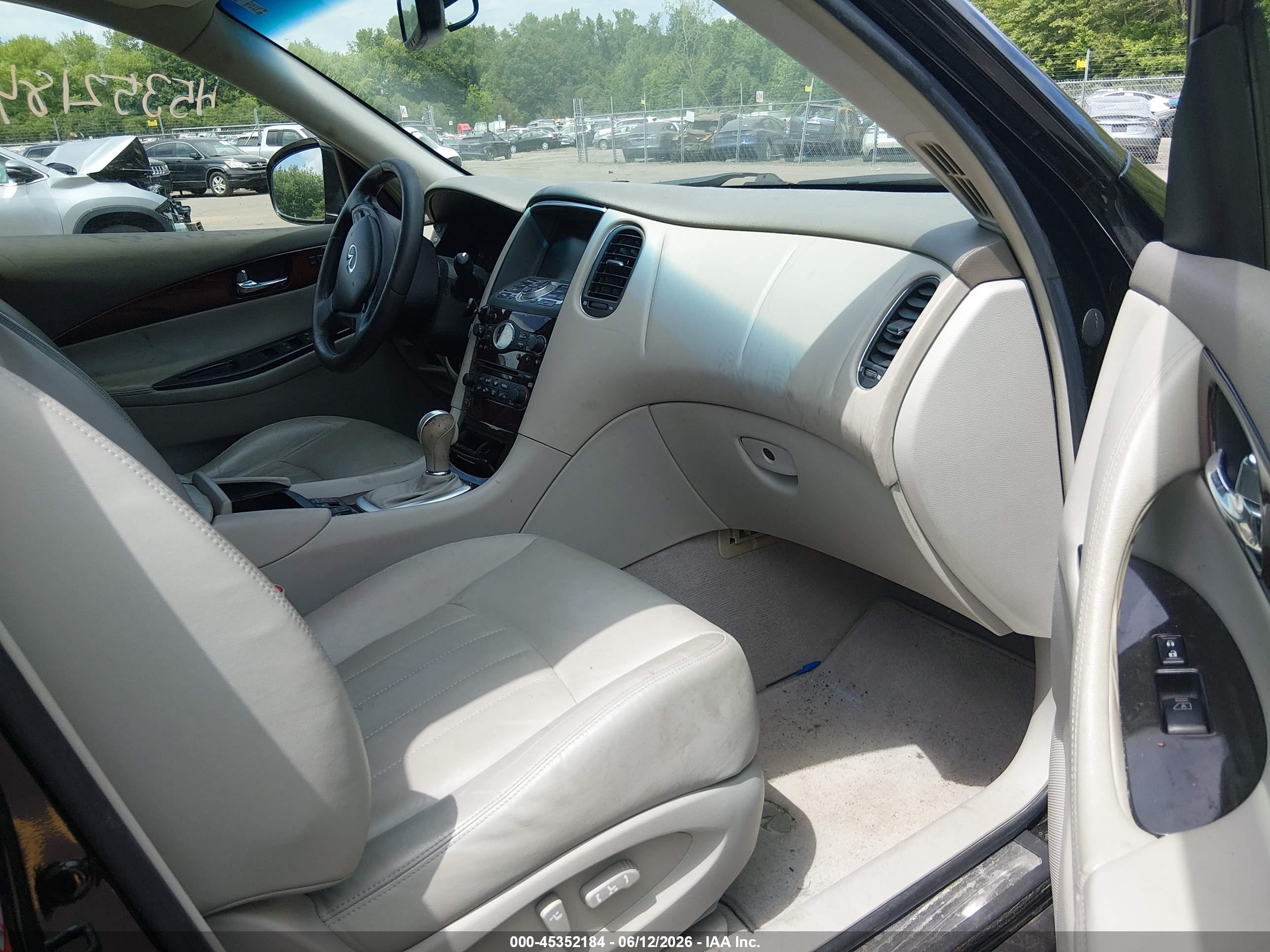 2008 Infiniti Ex35 Journey Black vin: JNKAJ09FX8M356676