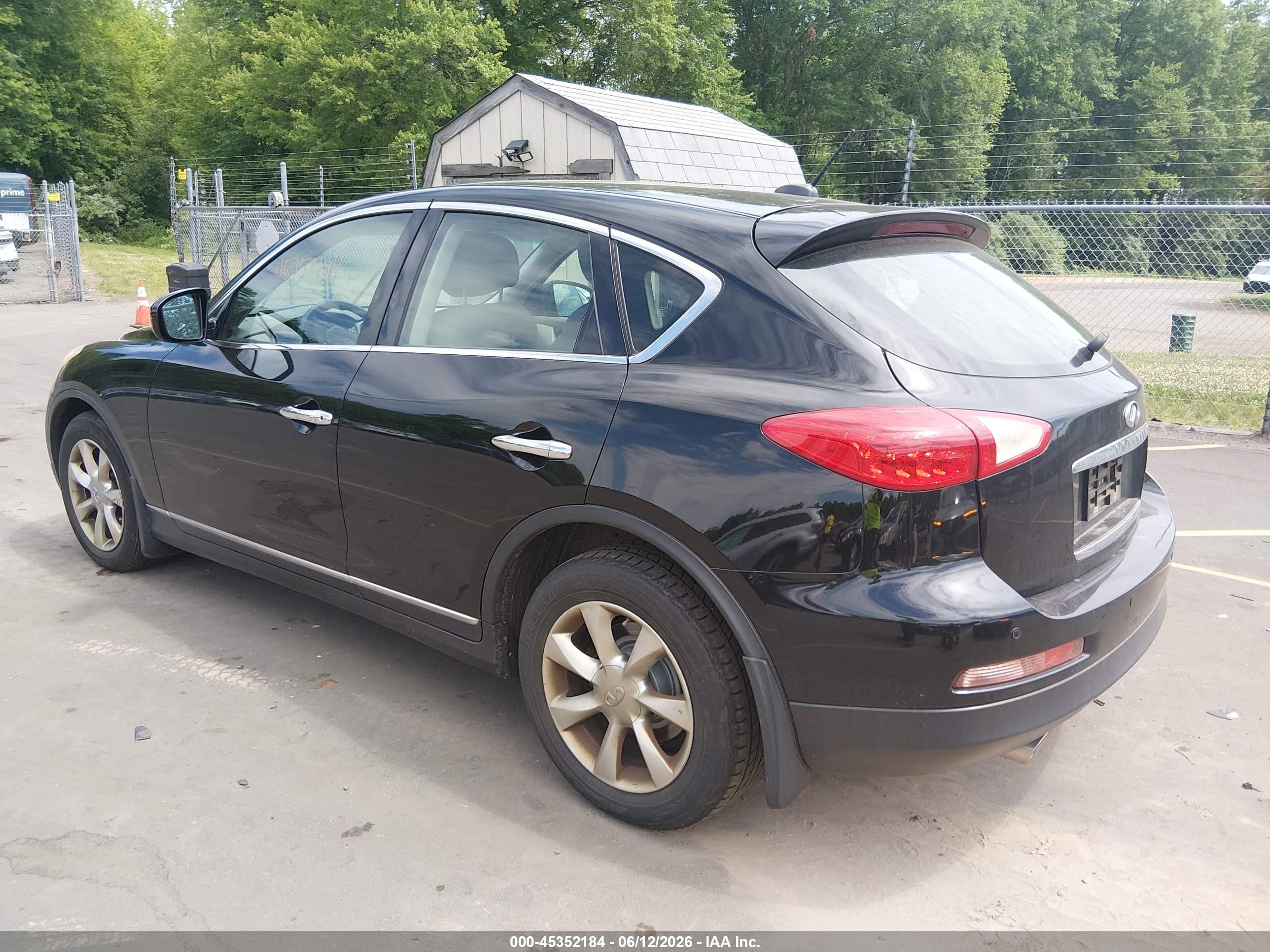 2008 Infiniti Ex35 Journey Black vin: JNKAJ09FX8M356676