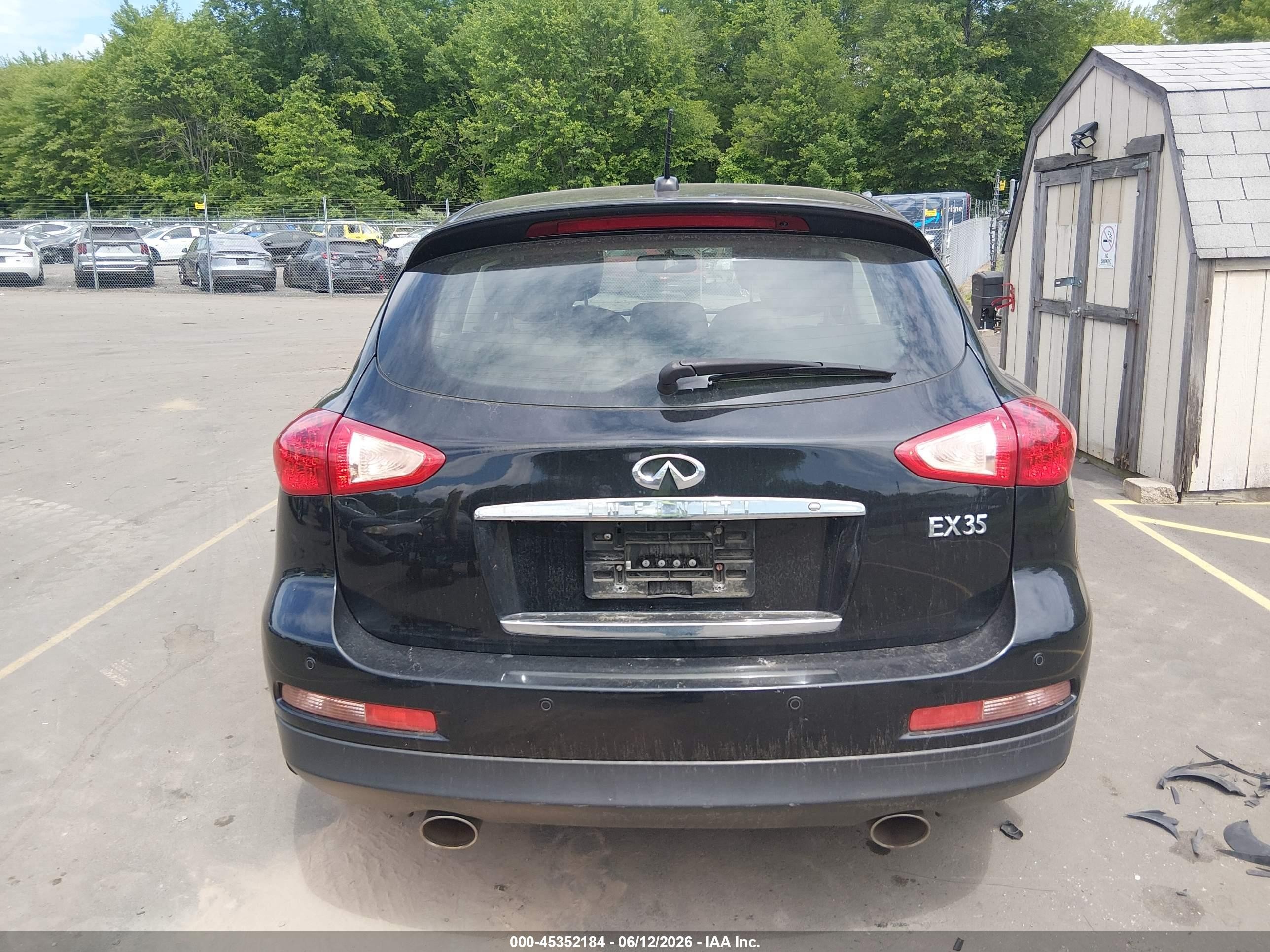 2008 Infiniti Ex35 Journey Black vin: JNKAJ09FX8M356676