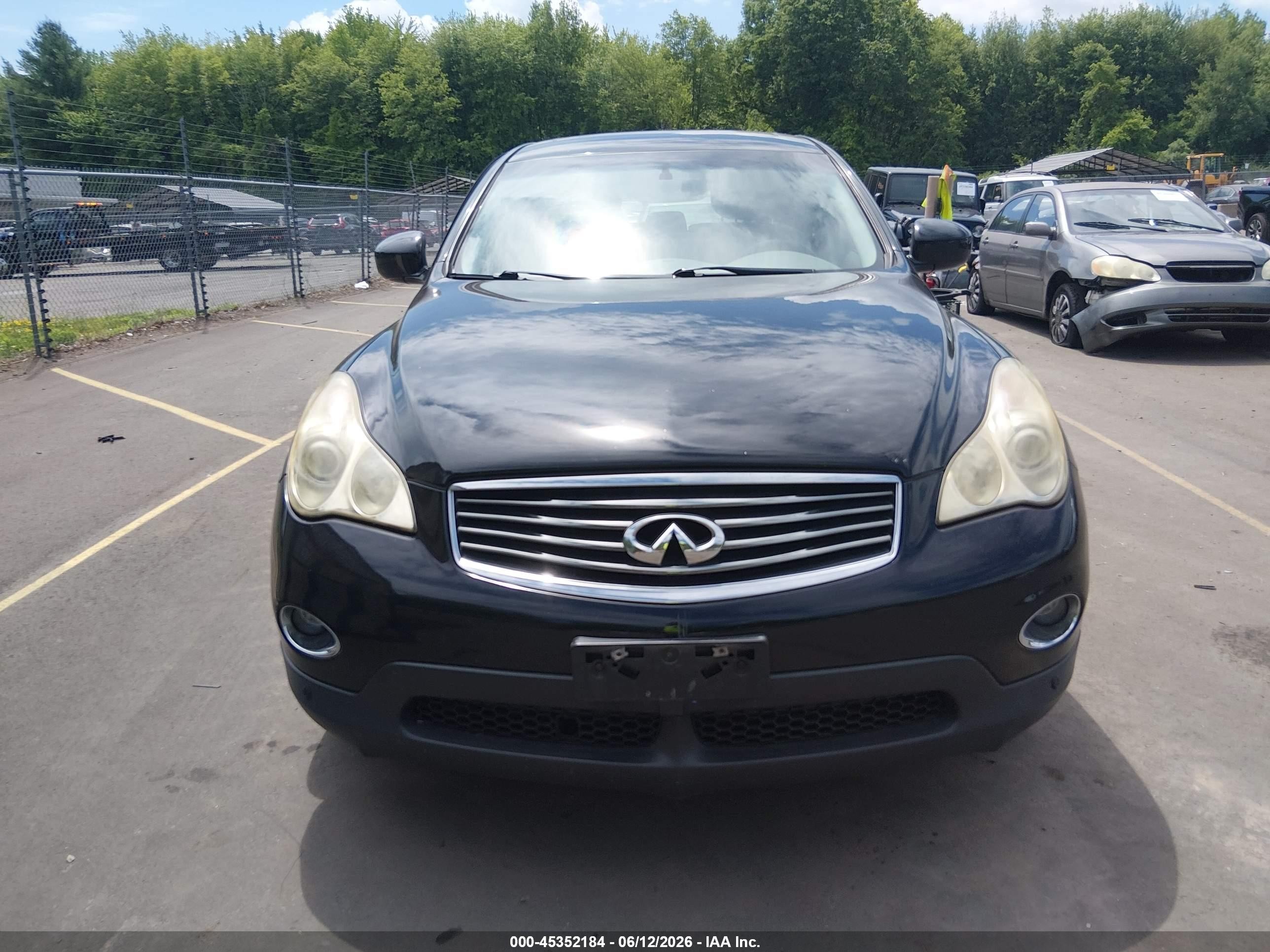 2008 Infiniti Ex35 Journey Black vin: JNKAJ09FX8M356676