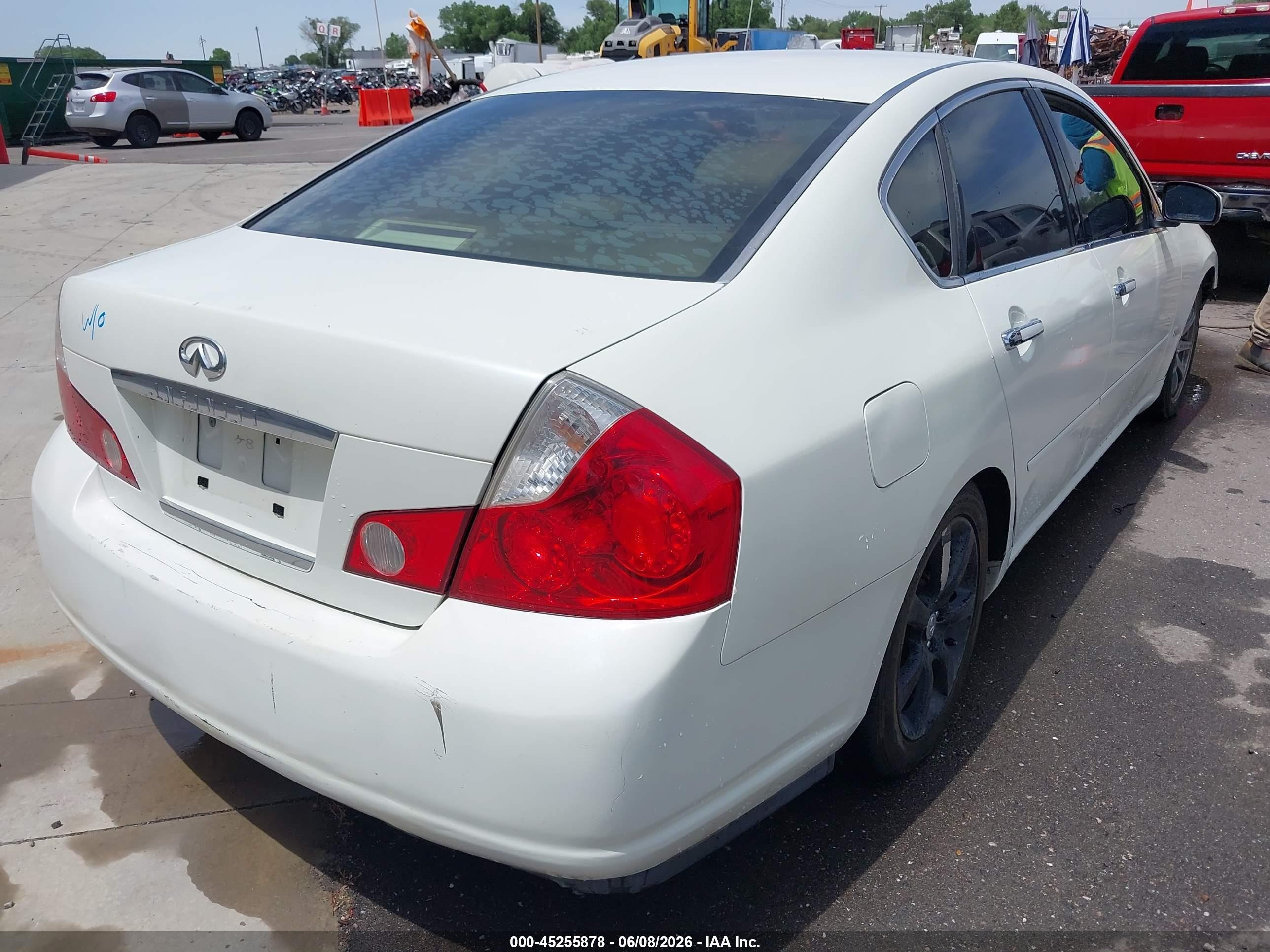 2006 Infiniti M35   White vin: JNKAY01E06M111154