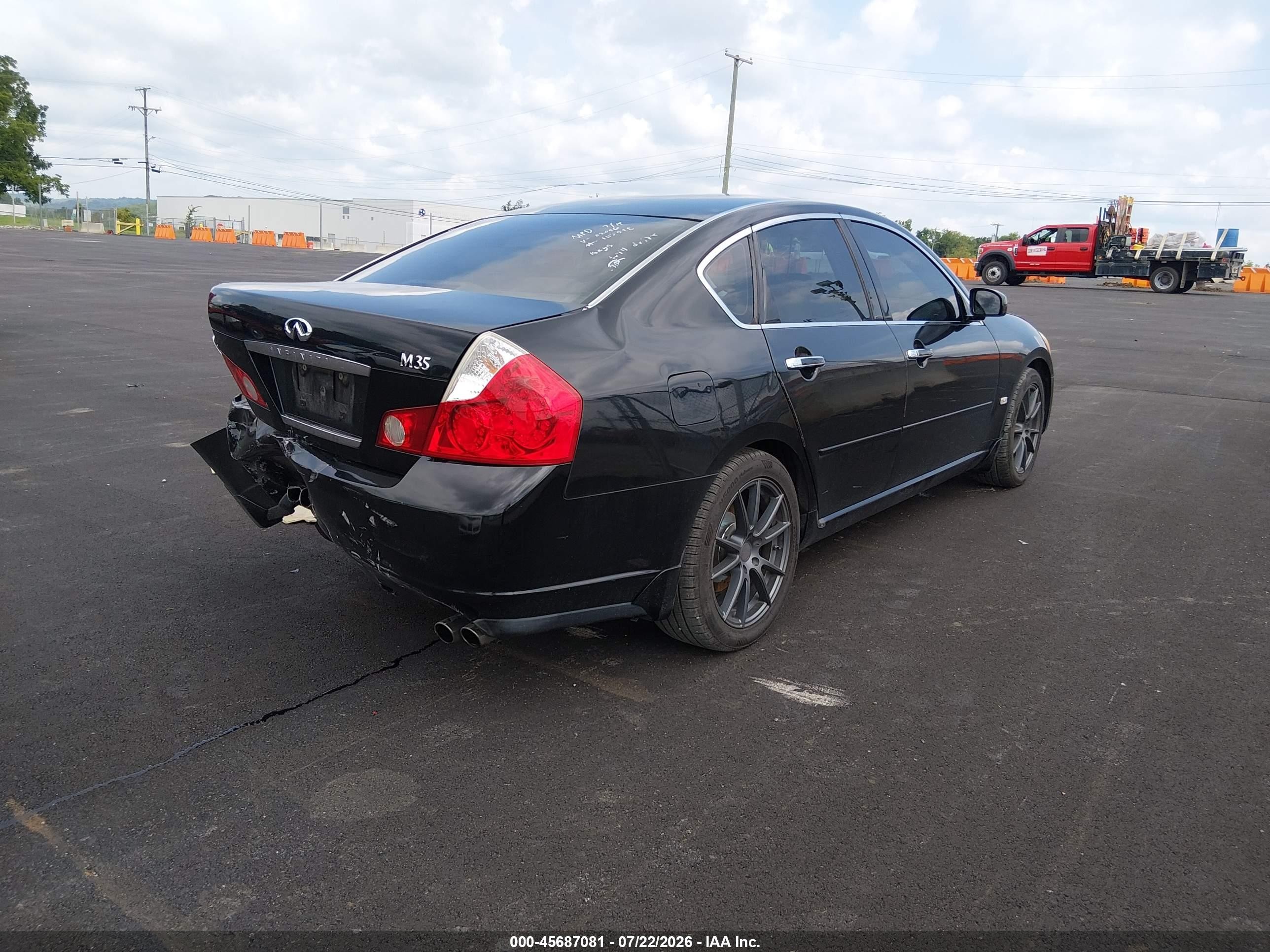 2007 Infiniti M35   Black vin: JNKAY01E07M302056