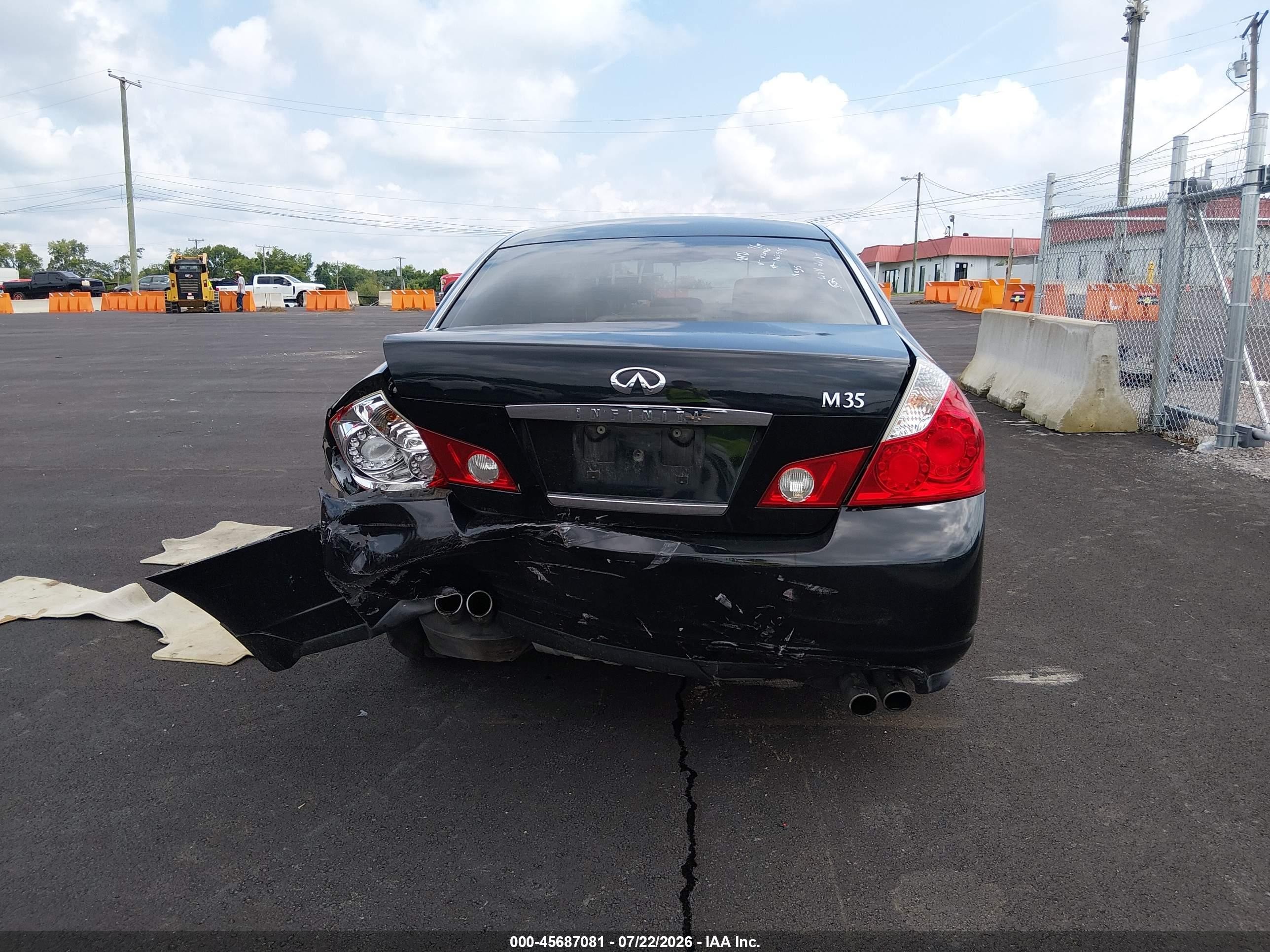 2007 Infiniti M35   Black vin: JNKAY01E07M302056