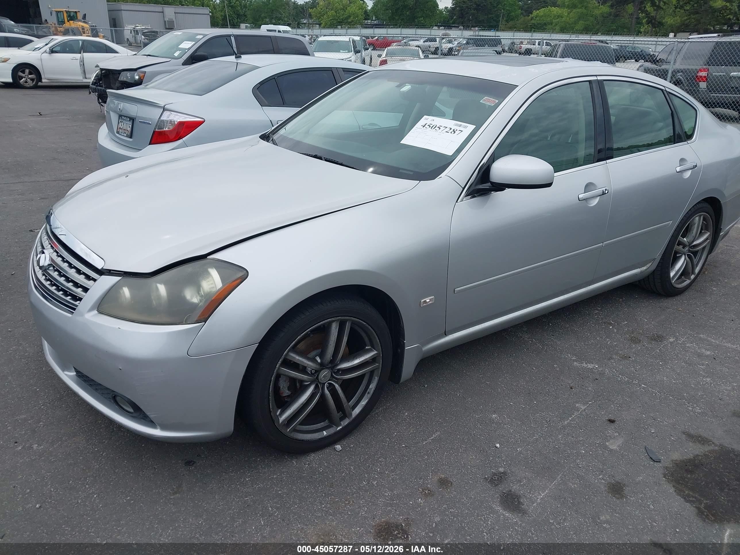 2007 Infiniti M35 Sport Серебряный vin: JNKAY01E07M306690