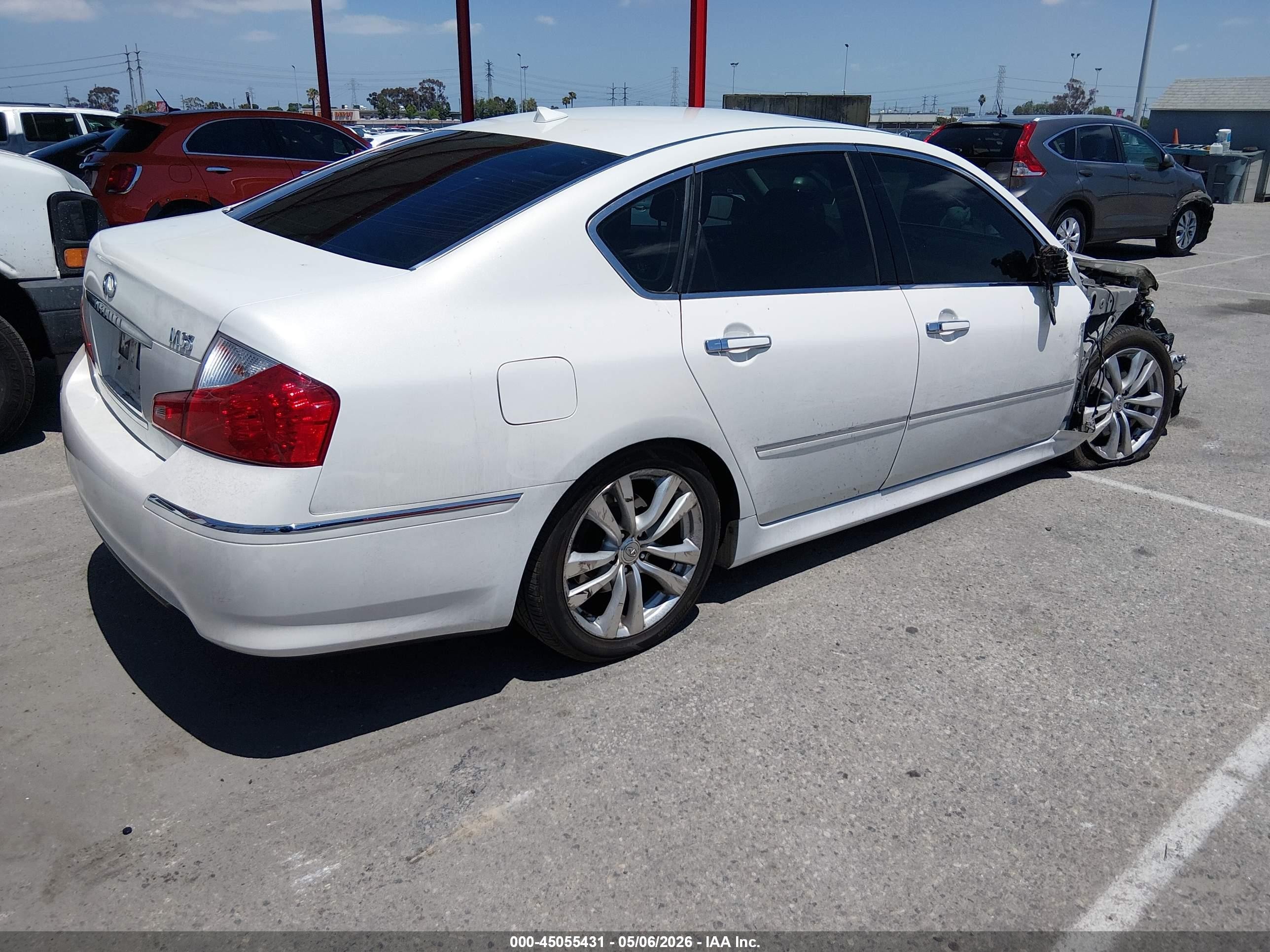 2008 Infiniti M35   Белый vin: JNKAY01E08M607977