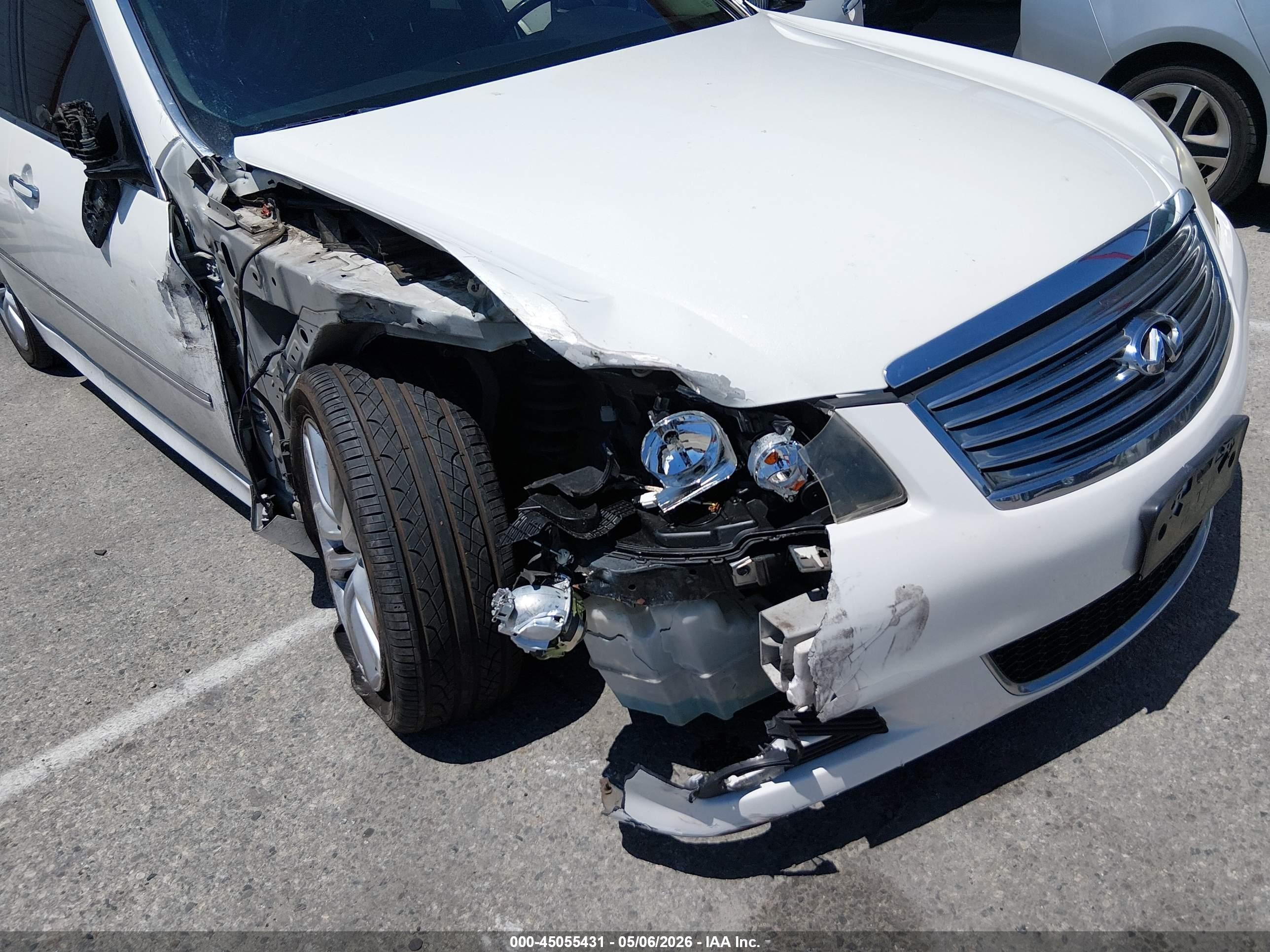 2008 Infiniti M35   Белый vin: JNKAY01E08M607977