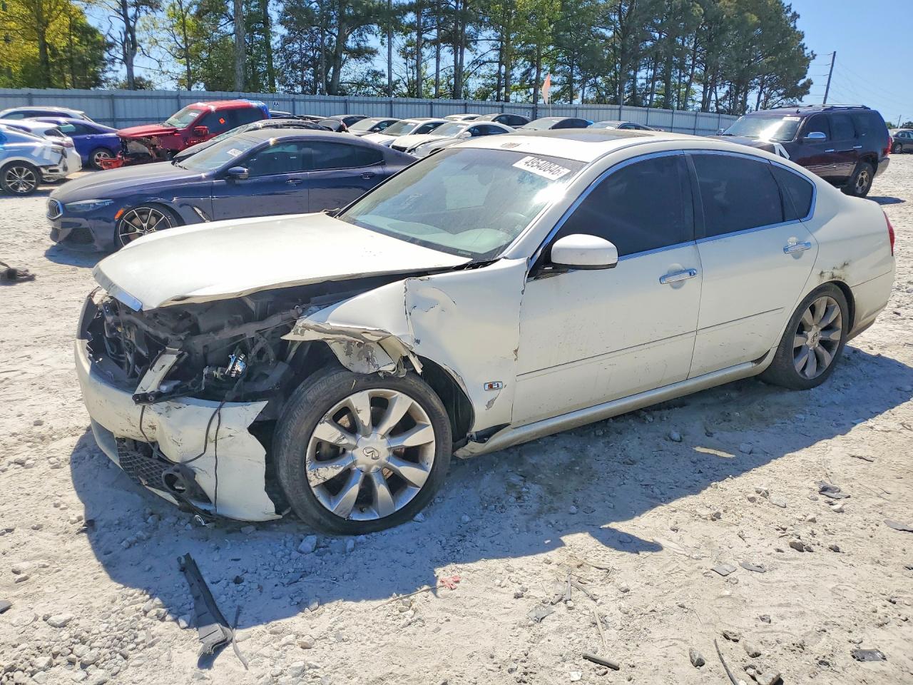 2006 Infiniti M35 Base White vin: JNKAY01E16M108103