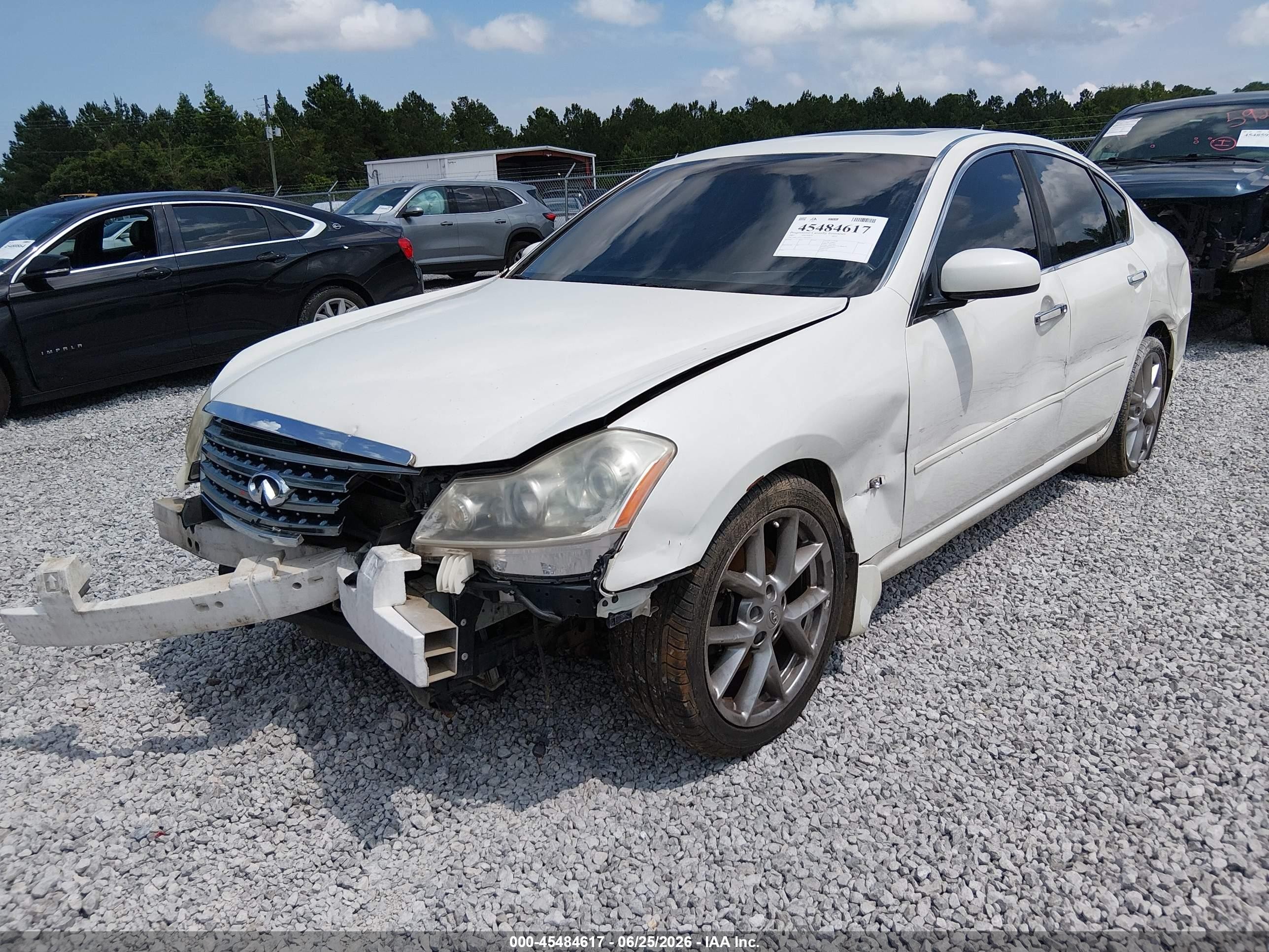 2007 Infiniti M35   White vin: JNKAY01E17M309551