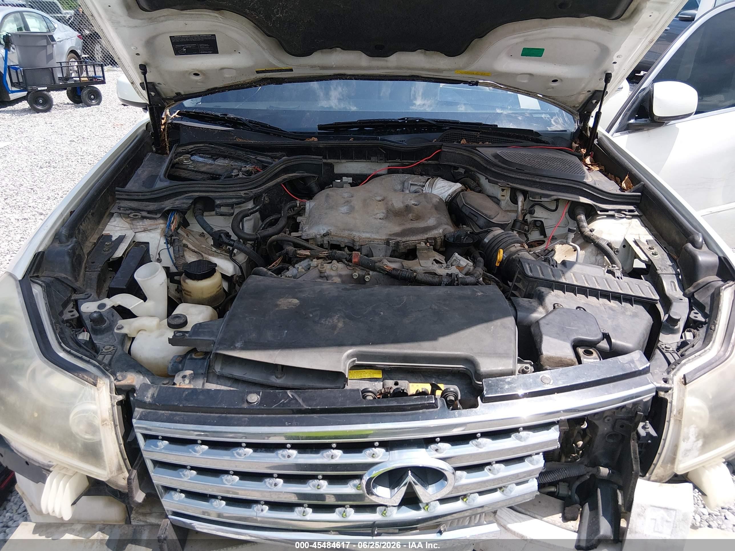 2007 Infiniti M35   White vin: JNKAY01E17M309551