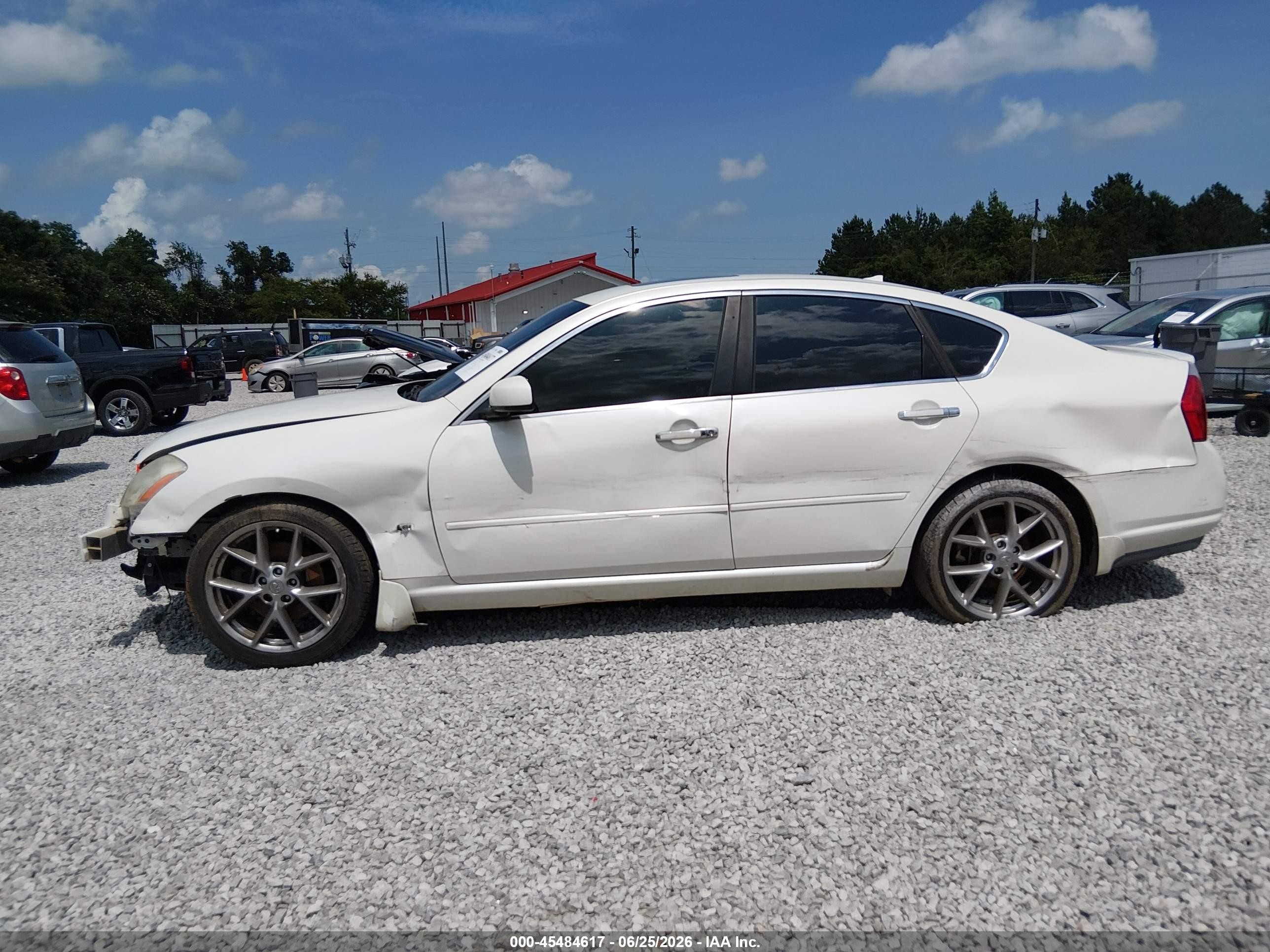 2007 Infiniti M35   White vin: JNKAY01E17M309551