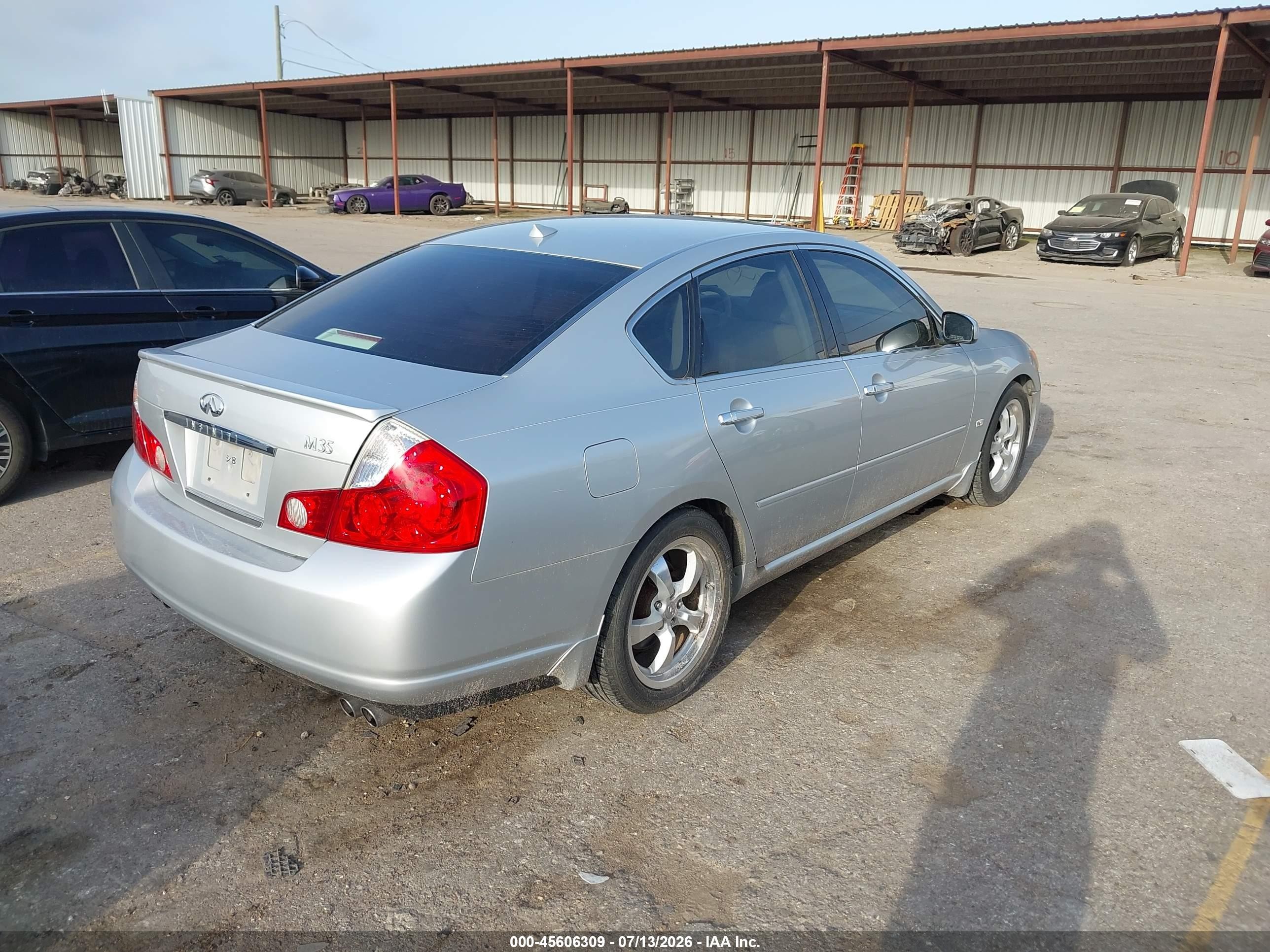 2007 Infiniti M35   Silver vin: JNKAY01E17M312935