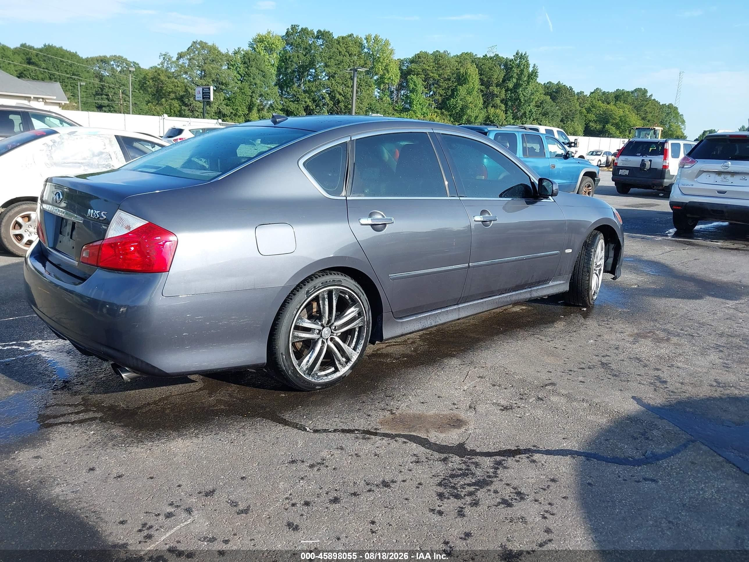 2008 Infiniti M35   Gray vin: JNKAY01E18M600293