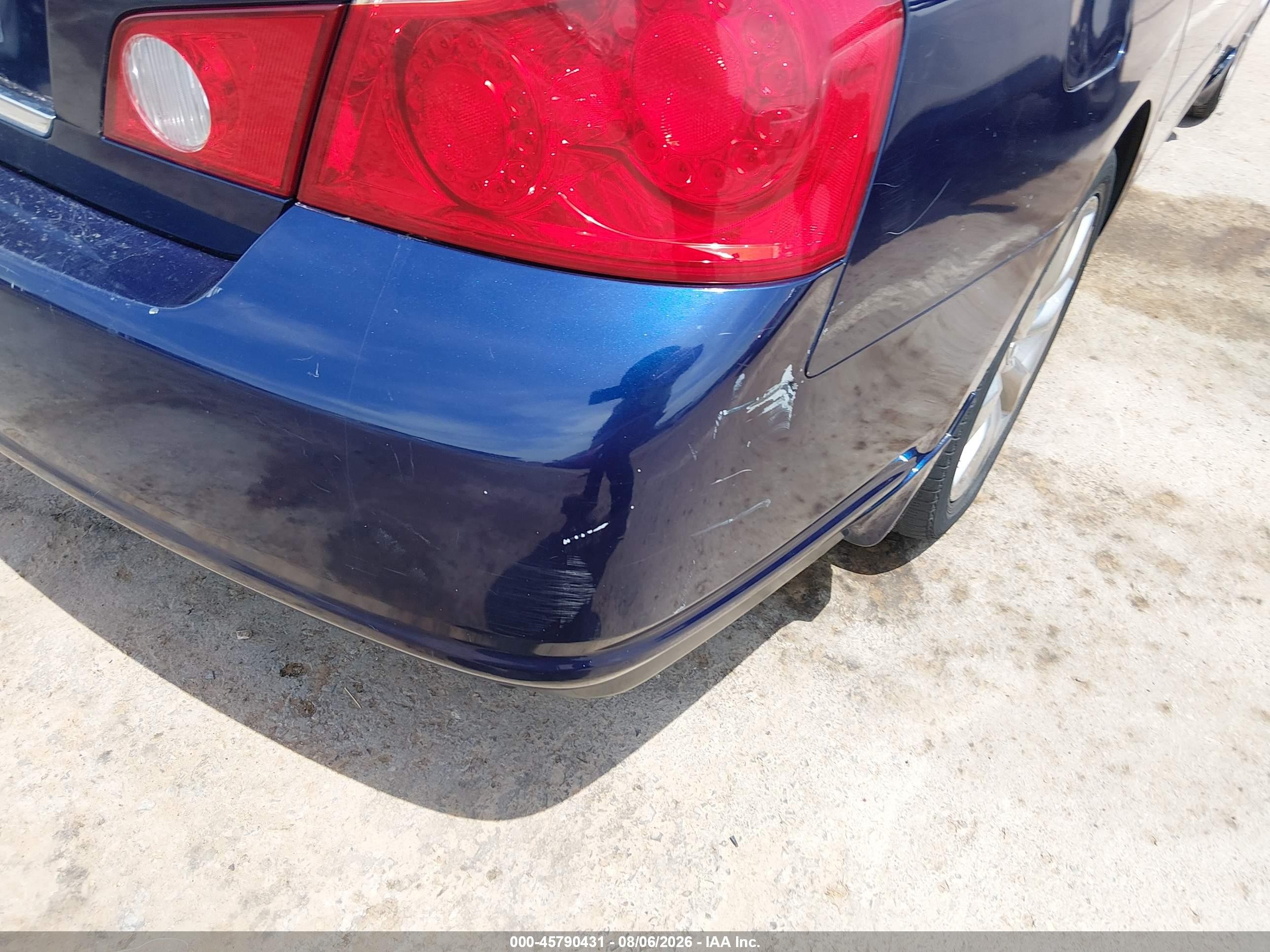 2006 Infiniti M35   Dark Blue vin: JNKAY01E26M102441