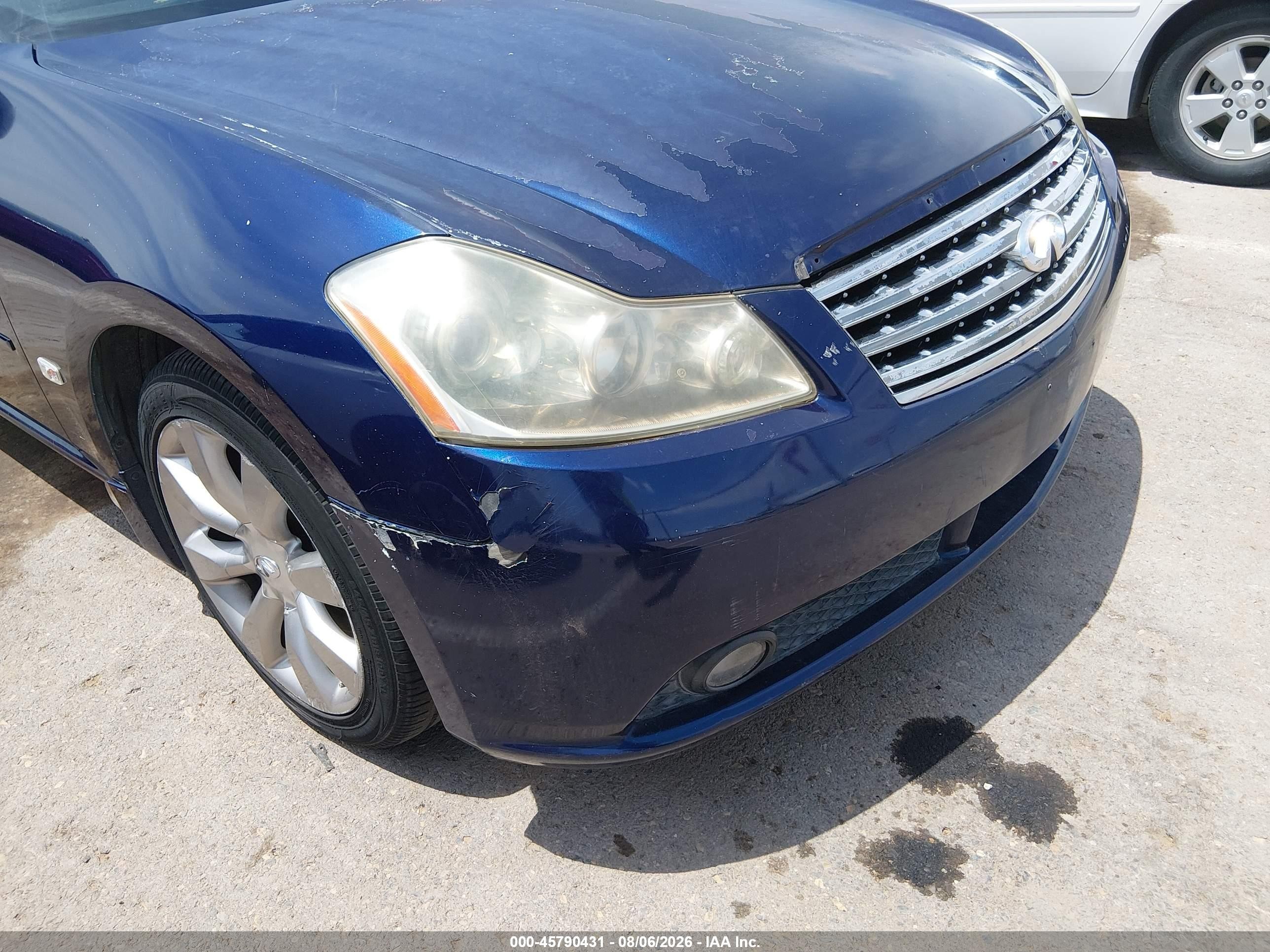 2006 Infiniti M35   Dark Blue vin: JNKAY01E26M102441