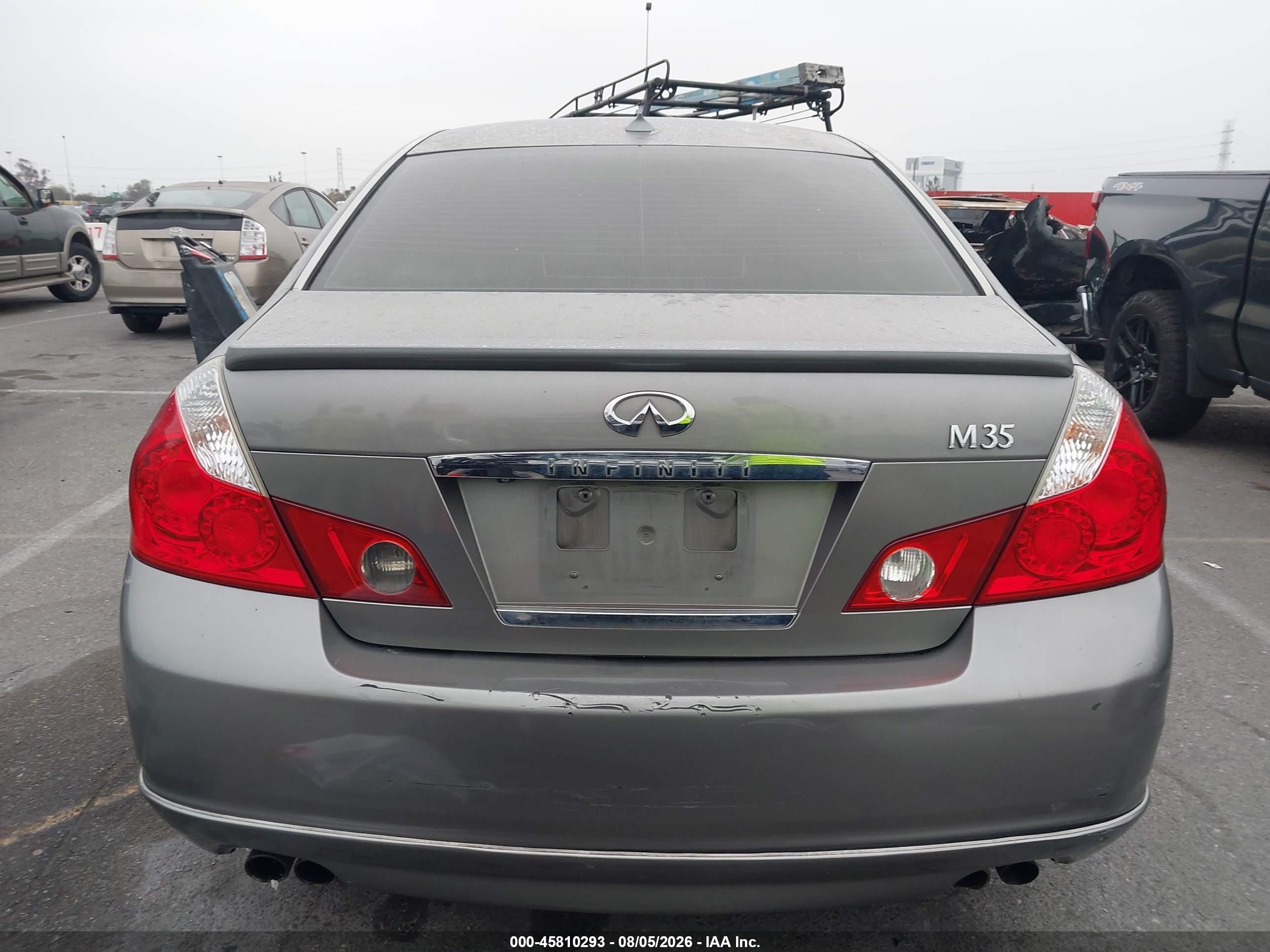 2006 Infiniti M35 Sport Gray vin: JNKAY01E26M109664