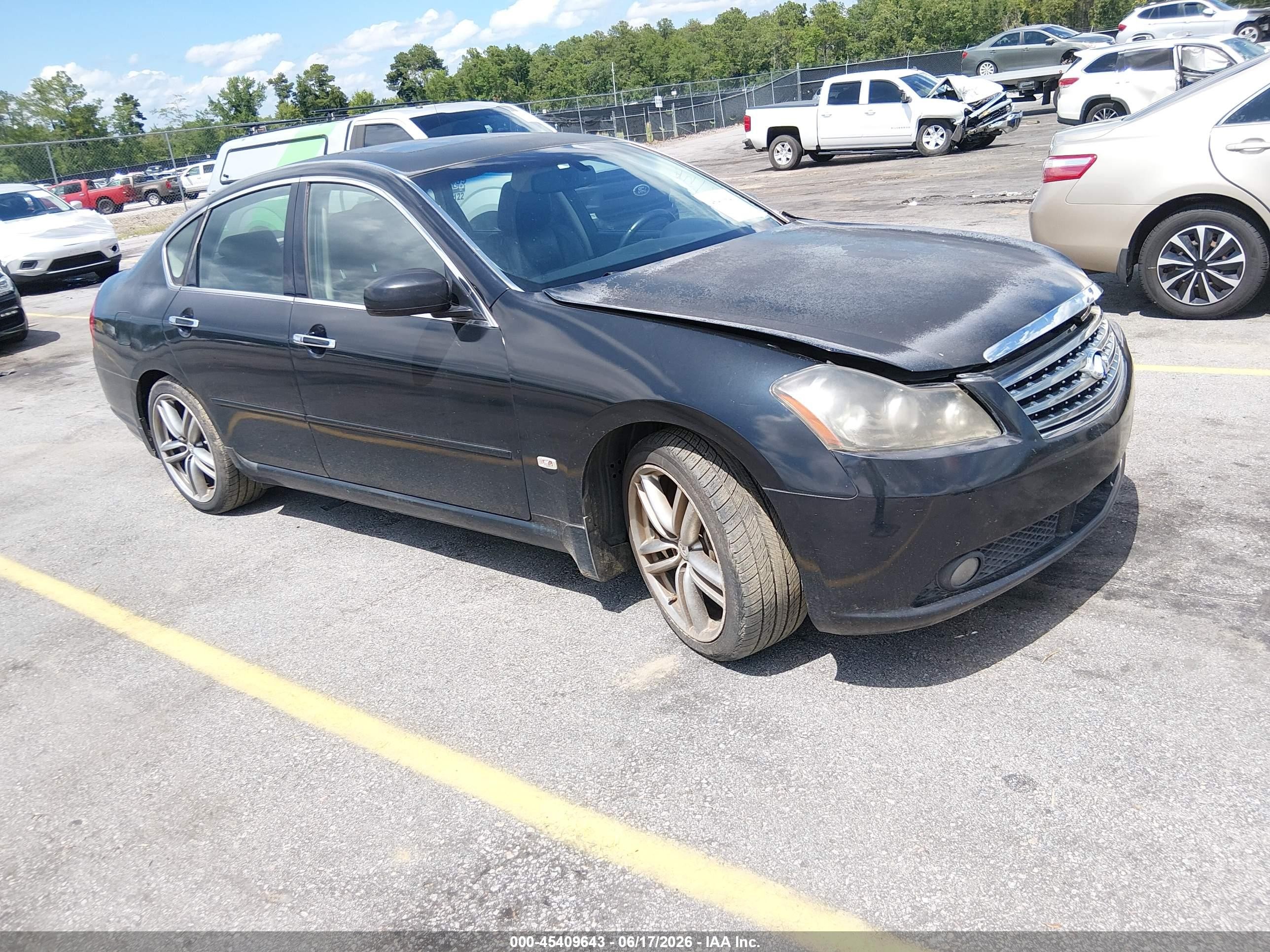 2007 Infiniti M35 Sport Black vin: JNKAY01E27M310899
