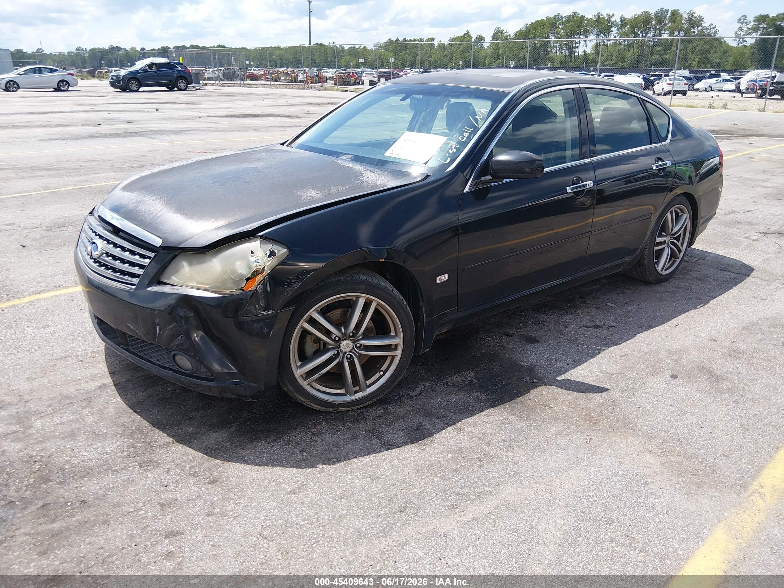 2007 Infiniti M35 Sport Black vin: JNKAY01E27M310899