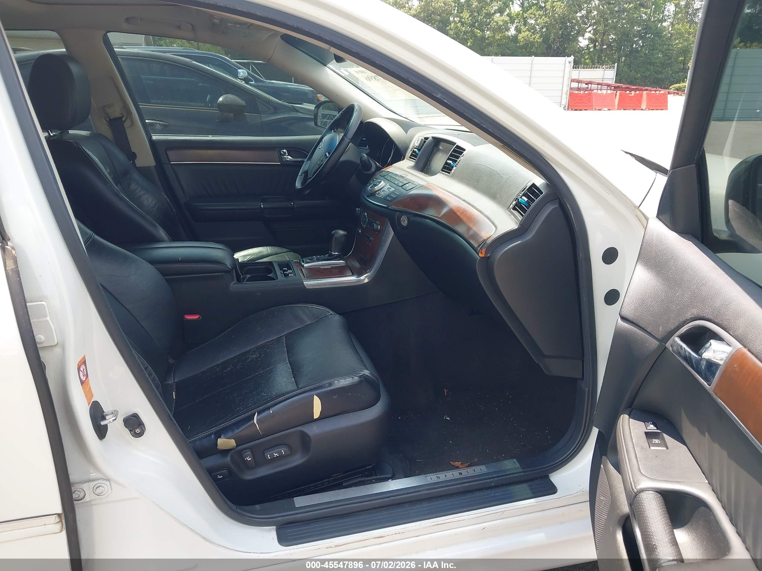 2008 Infiniti M35   White vin: JNKAY01E28M600125