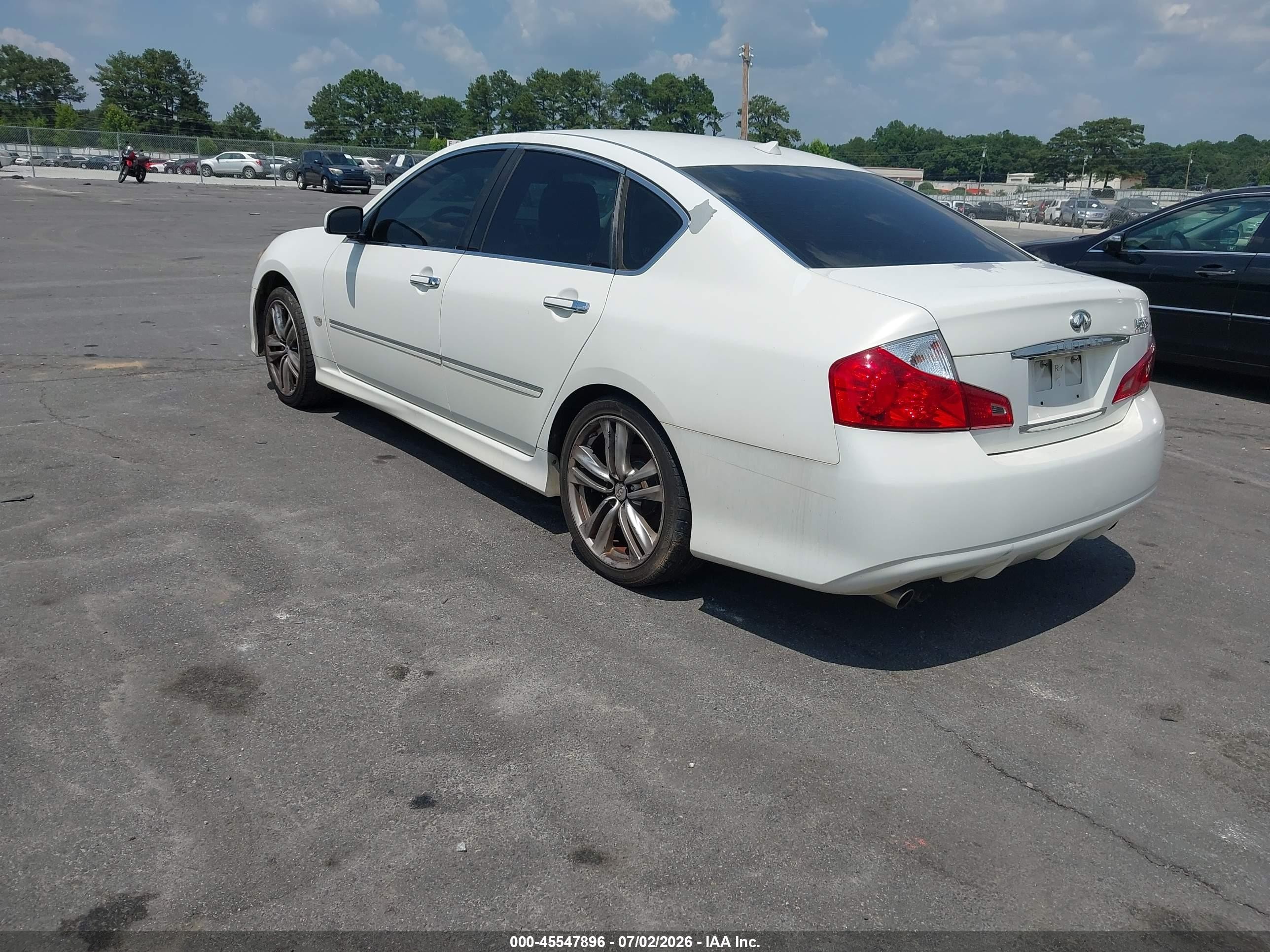 2008 Infiniti M35   White vin: JNKAY01E28M600125