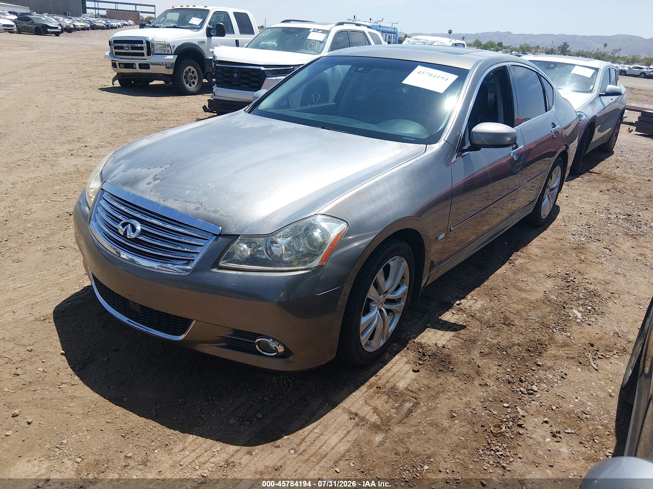 2008 Infiniti M35   Gray vin: JNKAY01E28M603428