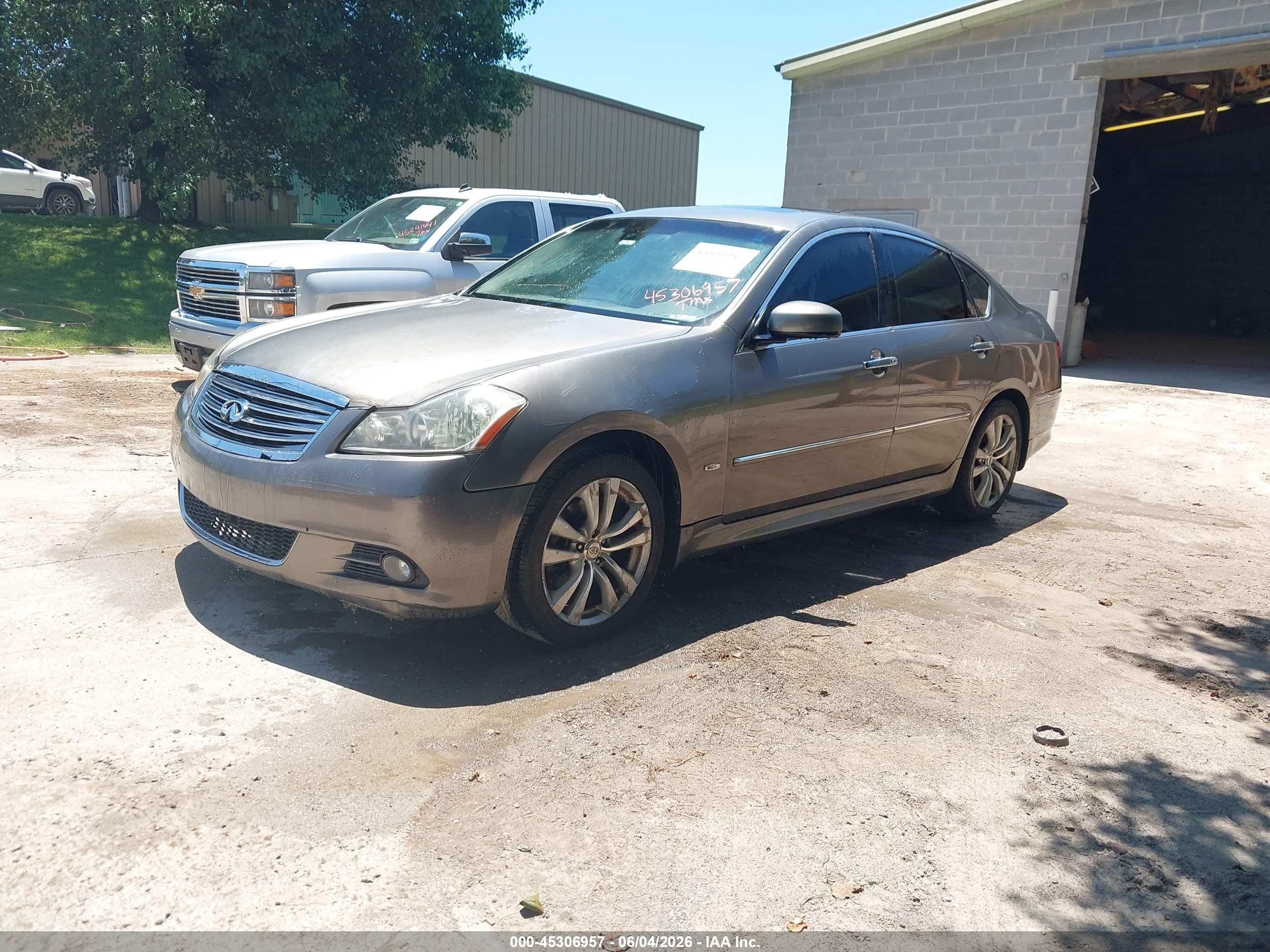 2008 Infiniti M35   Gray vin: JNKAY01E28M605017