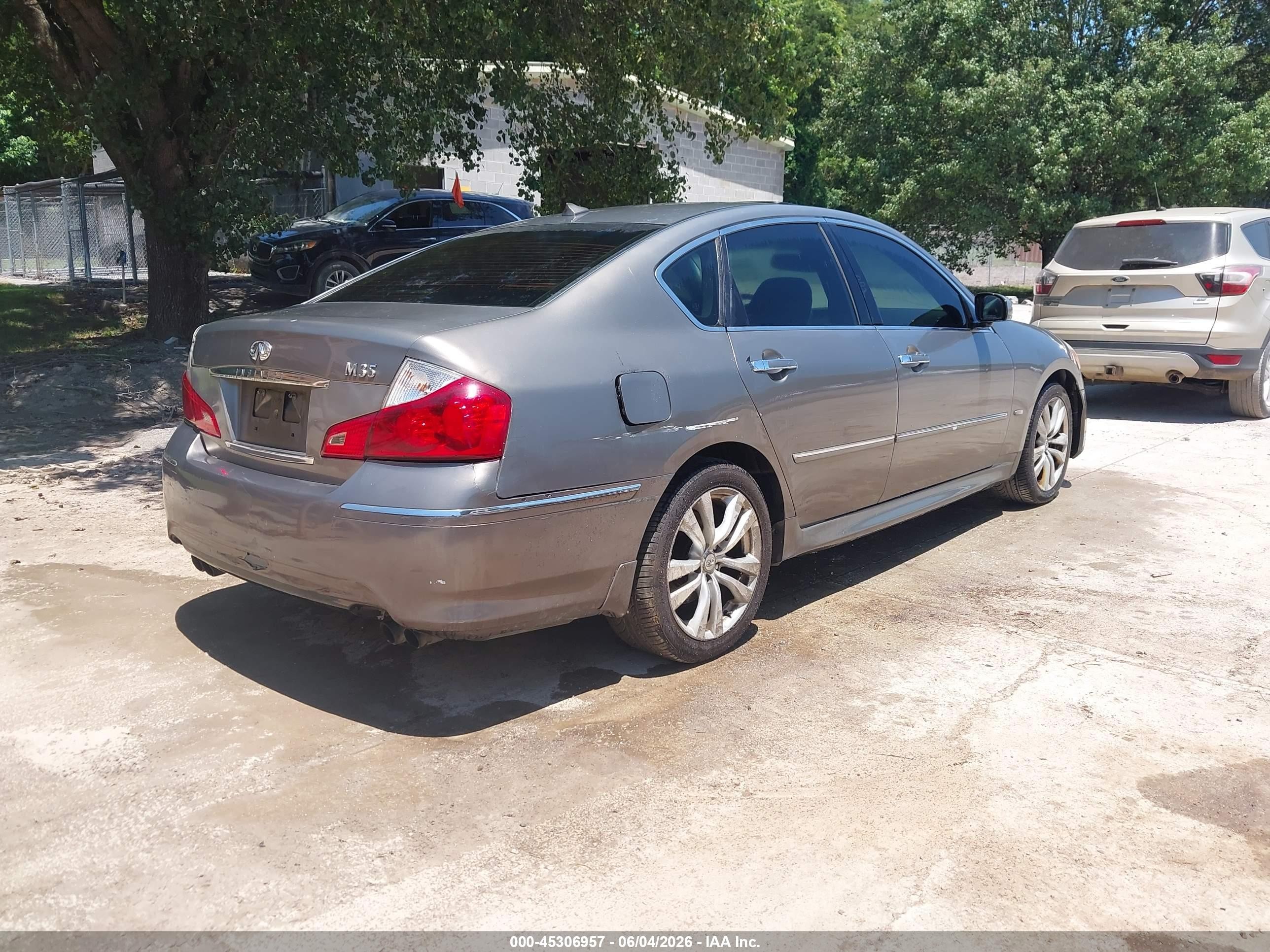 2008 Infiniti M35   Gray vin: JNKAY01E28M605017