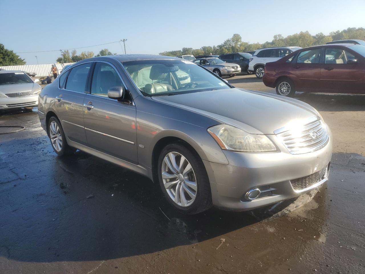 2008 Infiniti M35 Base Gray vin: JNKAY01E28M606717
