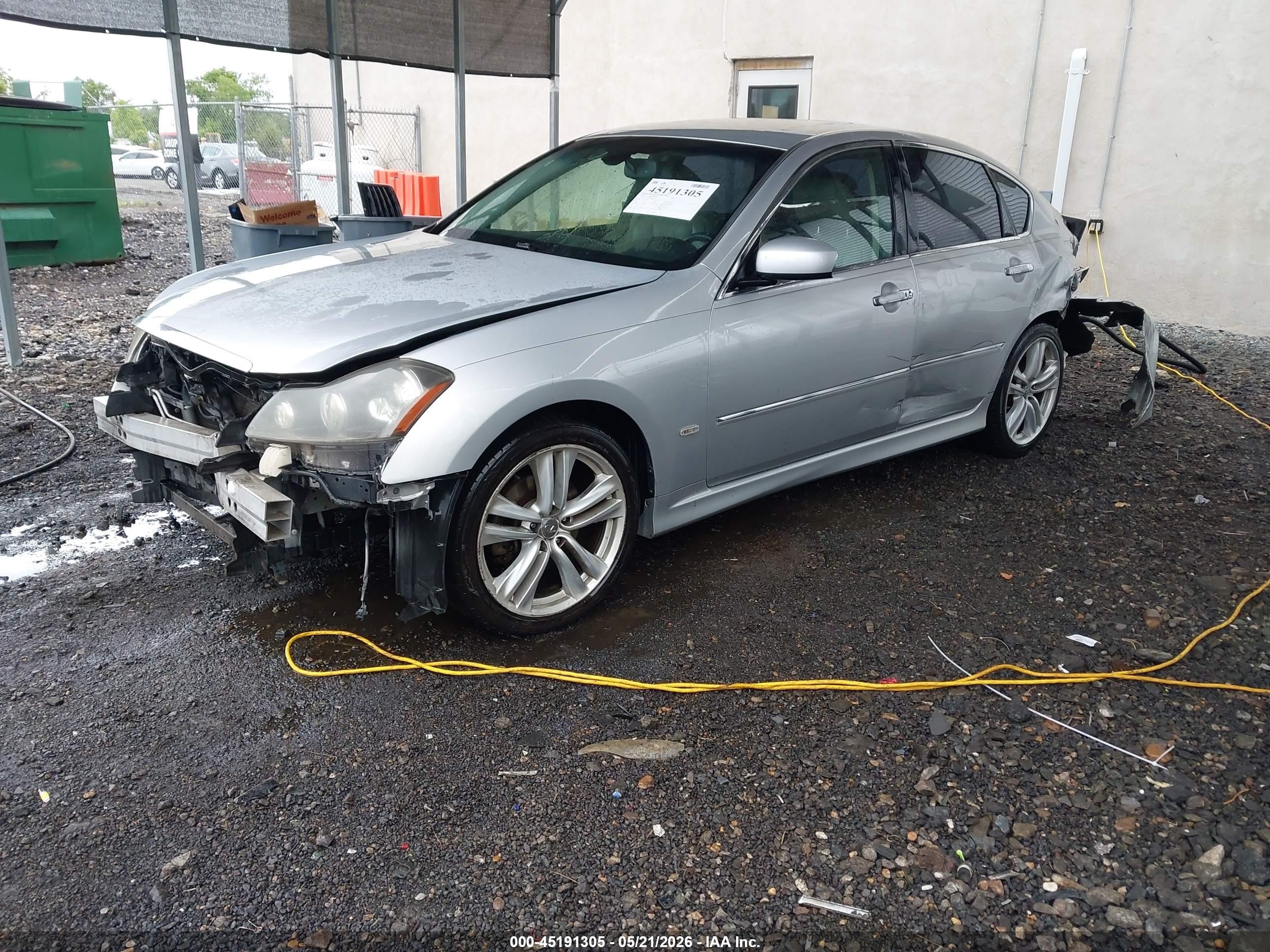 2008 Infiniti M35   Серебряный vin: JNKAY01E28M607625