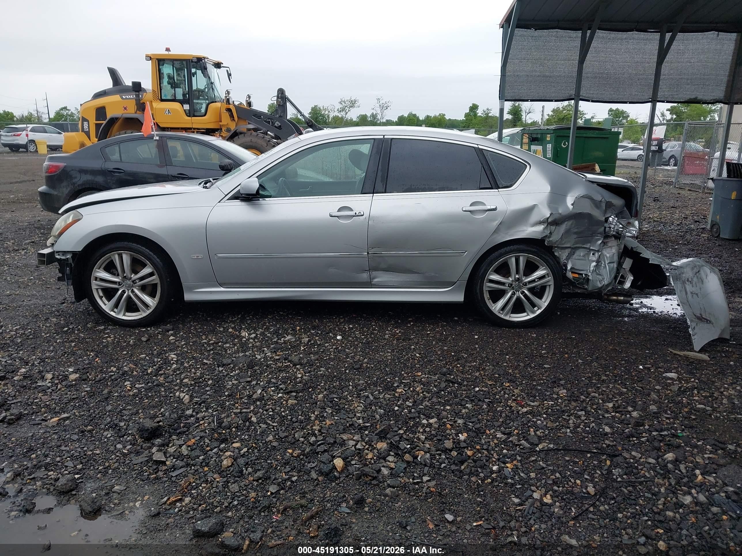 2008 Infiniti M35   Серебряный vin: JNKAY01E28M607625