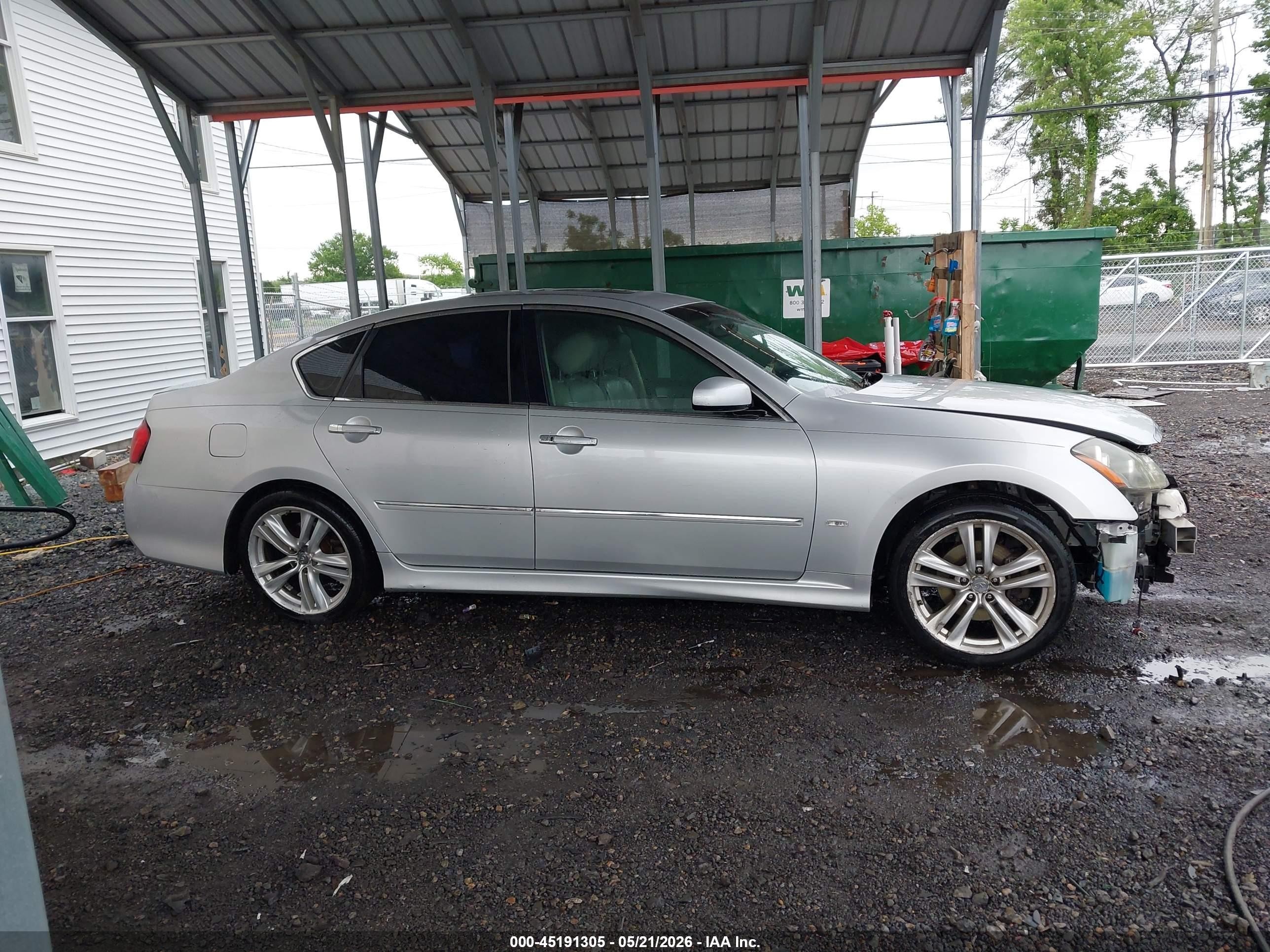 2008 Infiniti M35   Серебряный vin: JNKAY01E28M607625