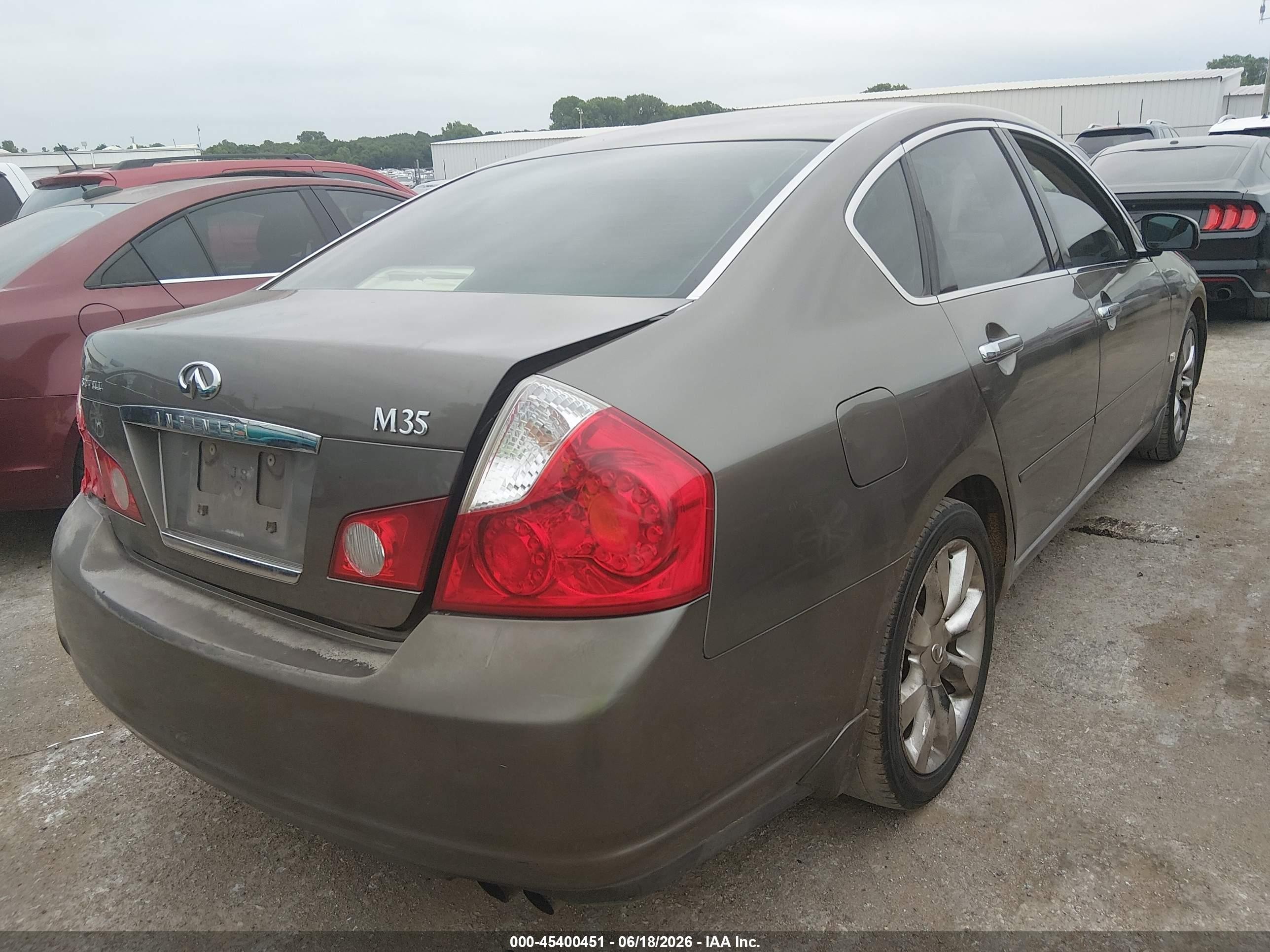 2007 Infiniti M35   Tan vin: JNKAY01E37M306831