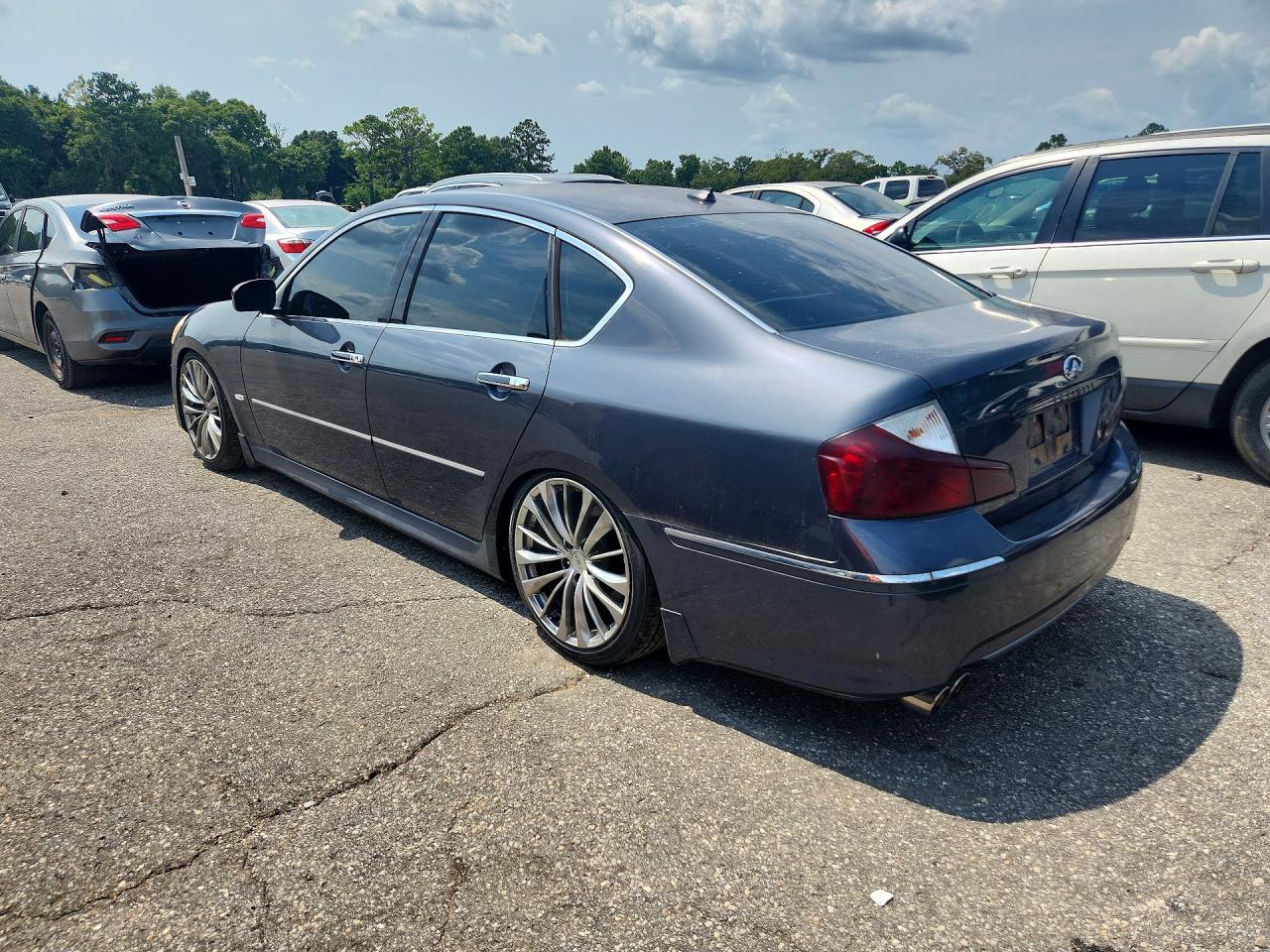 2008 Infiniti M35 Base Gray vin: JNKAY01E38M601686