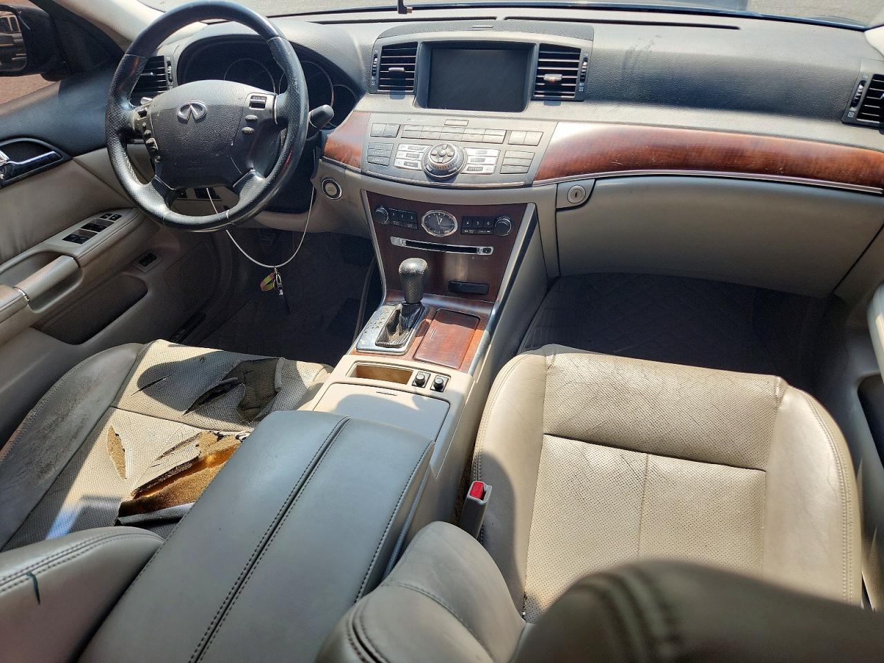 2008 Infiniti M35 Base Gray vin: JNKAY01E38M601686