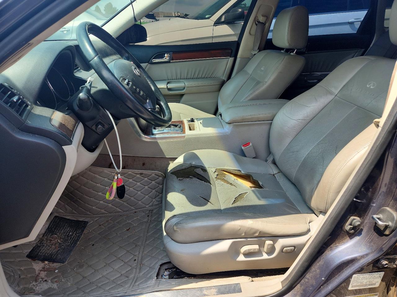 2008 Infiniti M35 Base Gray vin: JNKAY01E38M601686