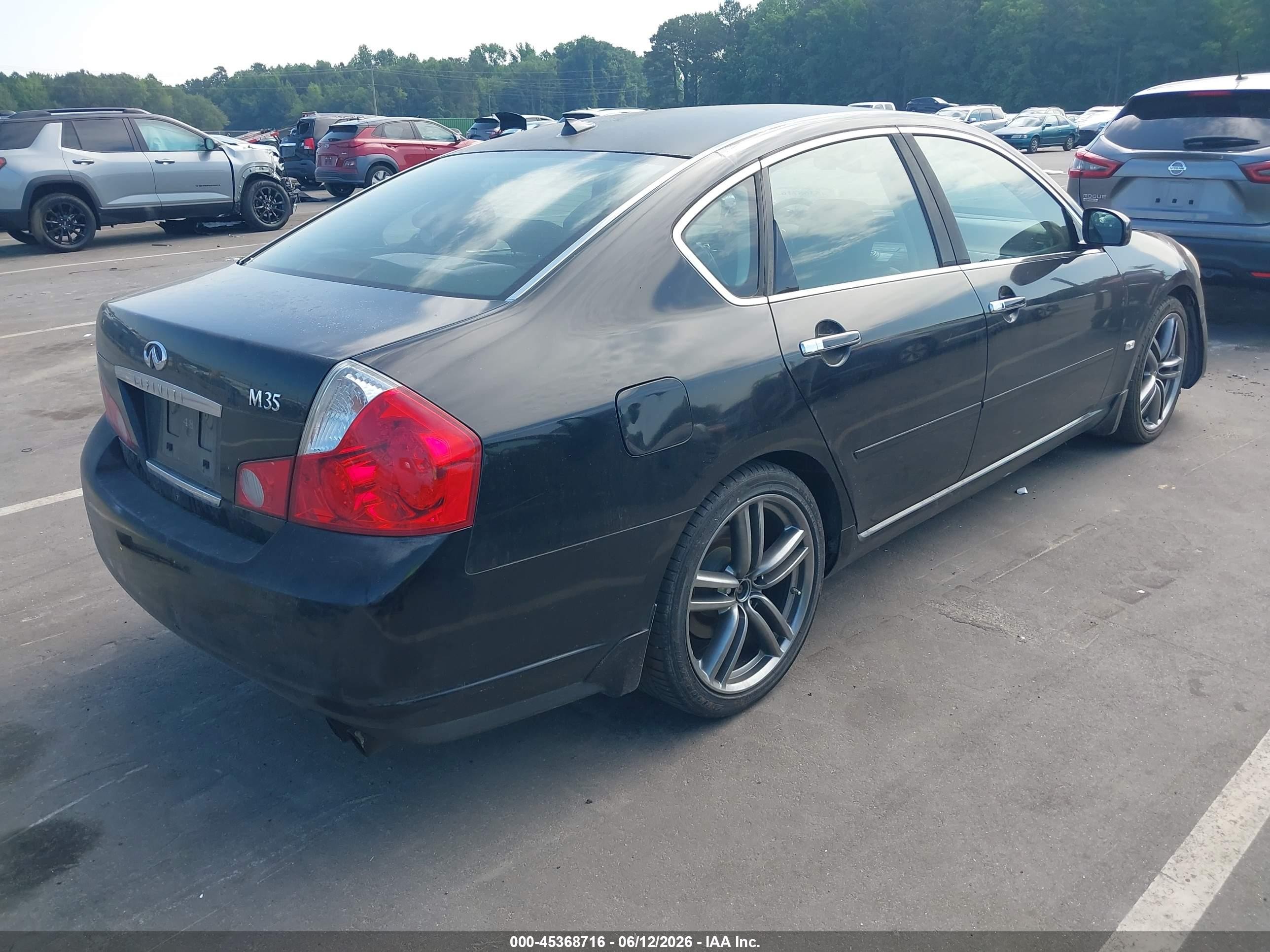 2006 Infiniti M35 Sport Black vin: JNKAY01E46M104725