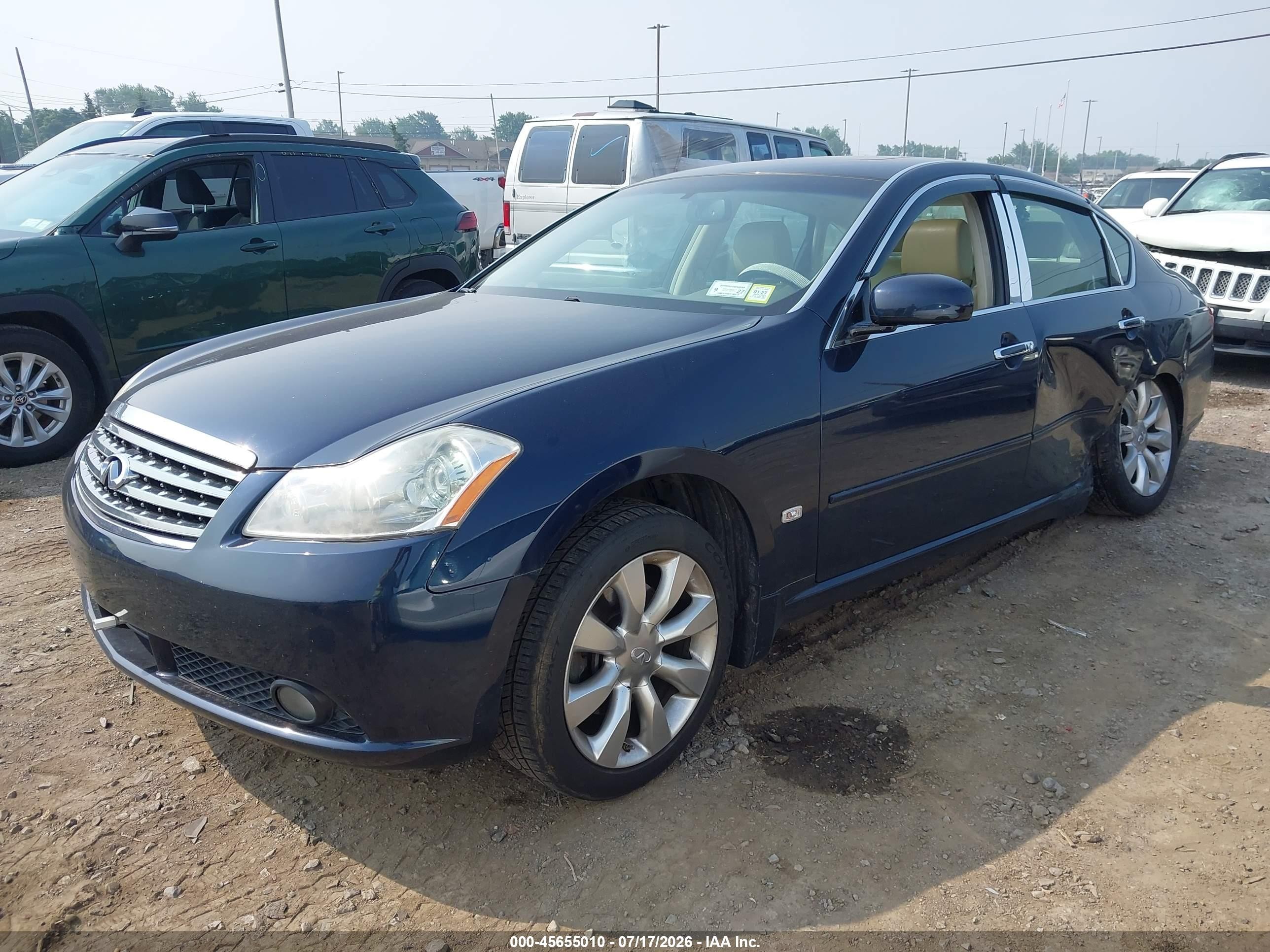 2007 Infiniti M35 Navy vin: JNKAY01E47M308782