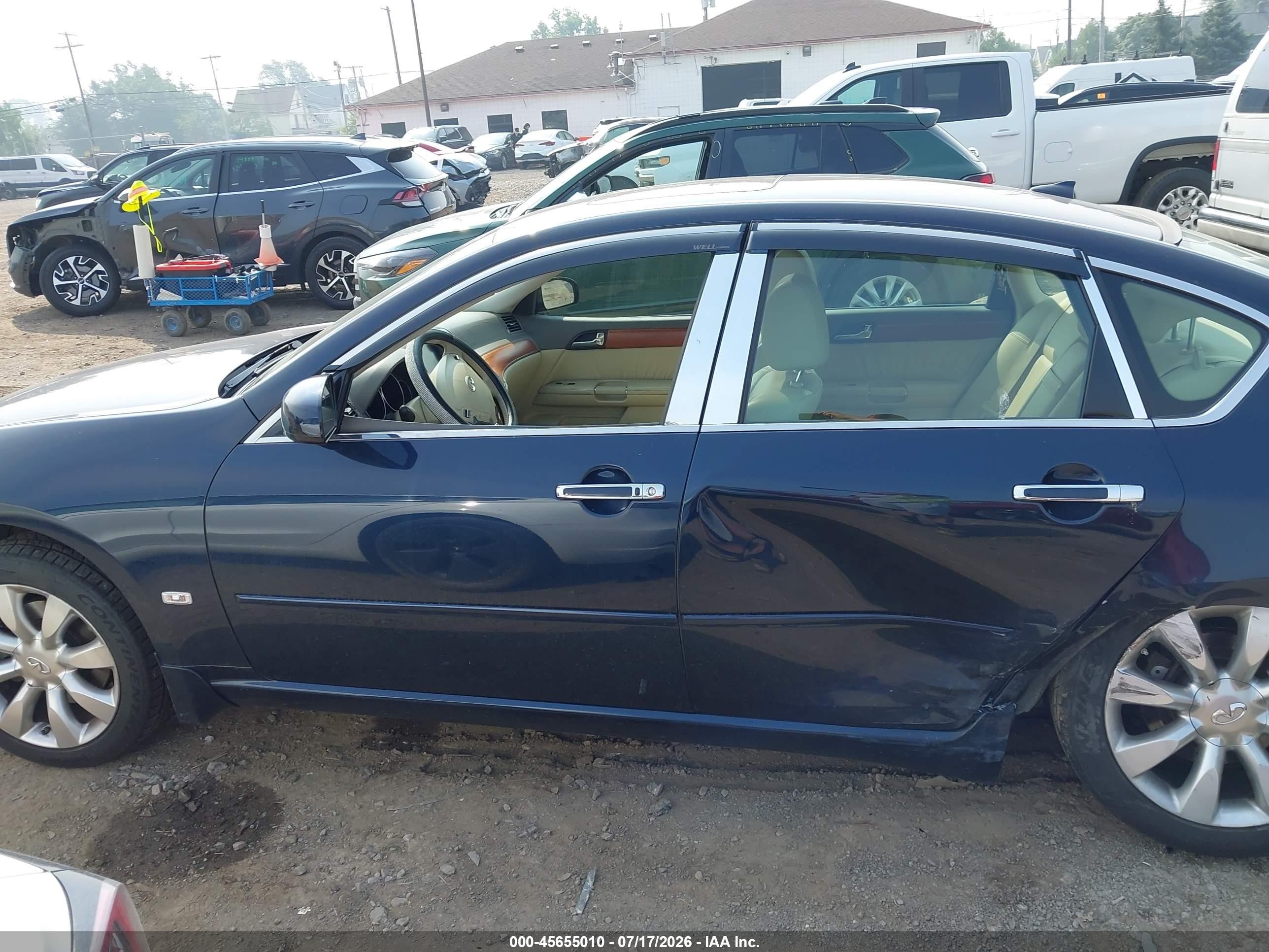 2007 Infiniti M35 Navy vin: JNKAY01E47M308782
