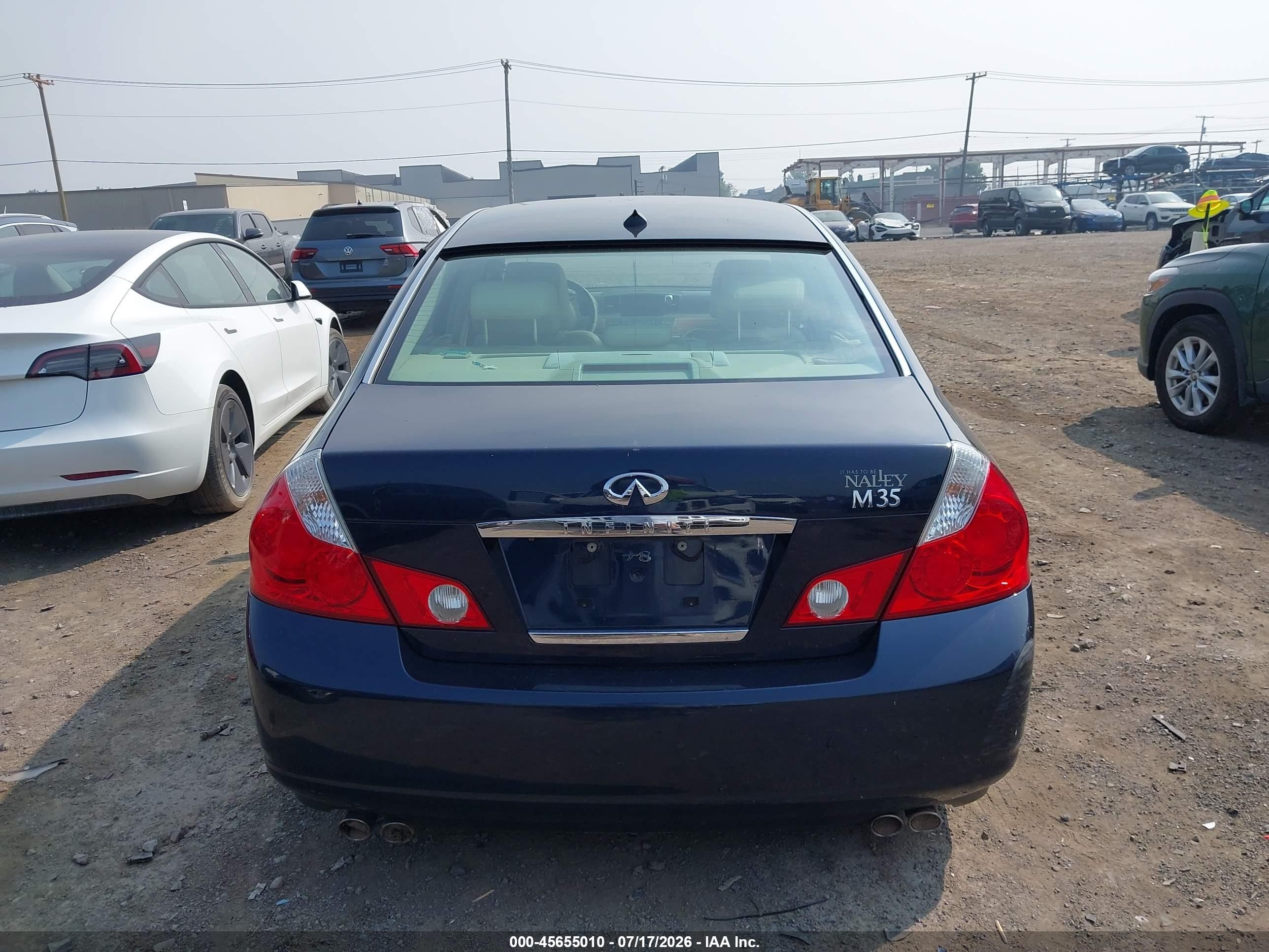 2007 Infiniti M35 Navy vin: JNKAY01E47M308782