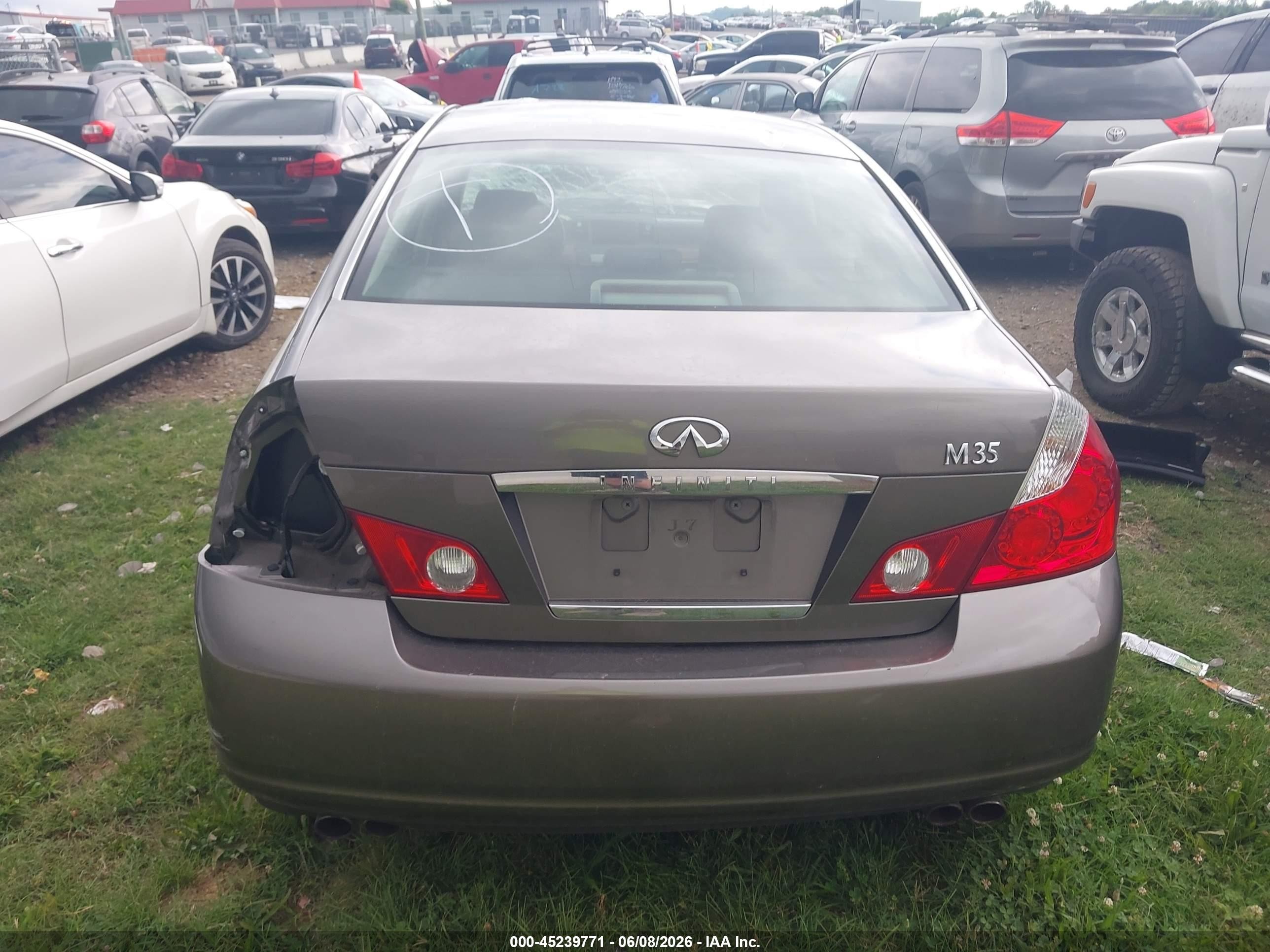 2007 Infiniti M35   Gray vin: JNKAY01E47M312539