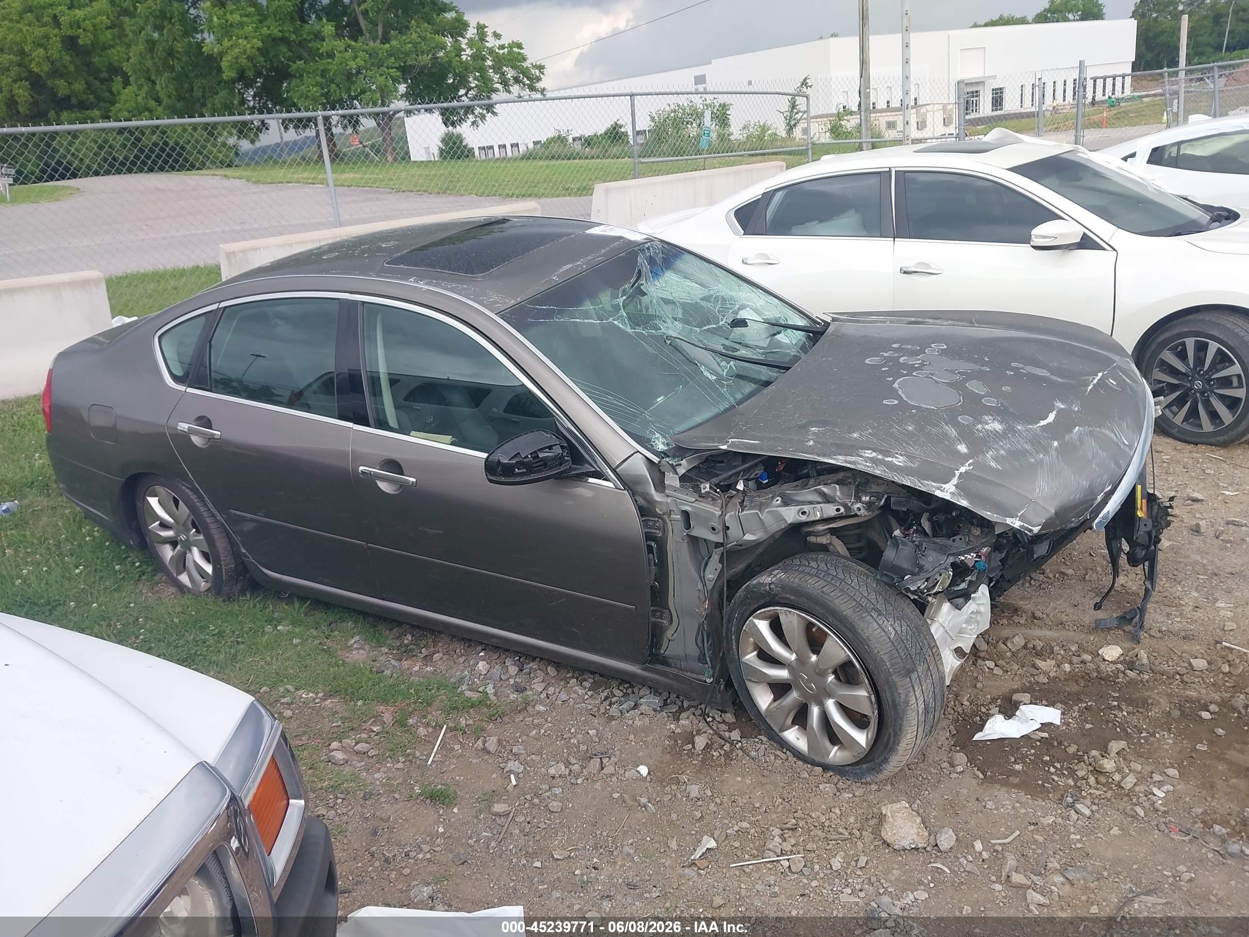 2007 Infiniti M35   Gray vin: JNKAY01E47M312539