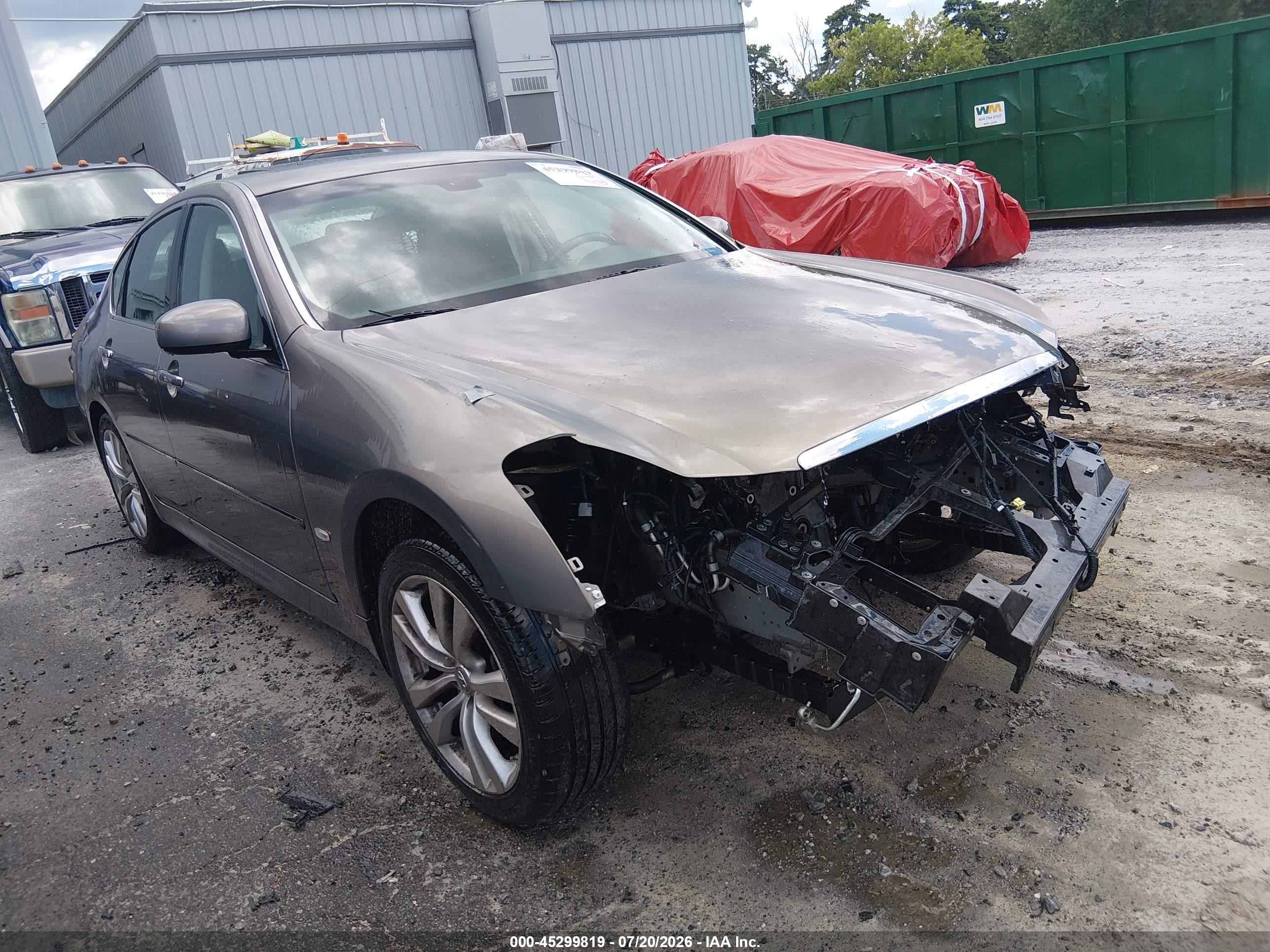 2008 Infiniti M35   Gray vin: JNKAY01E48M603785