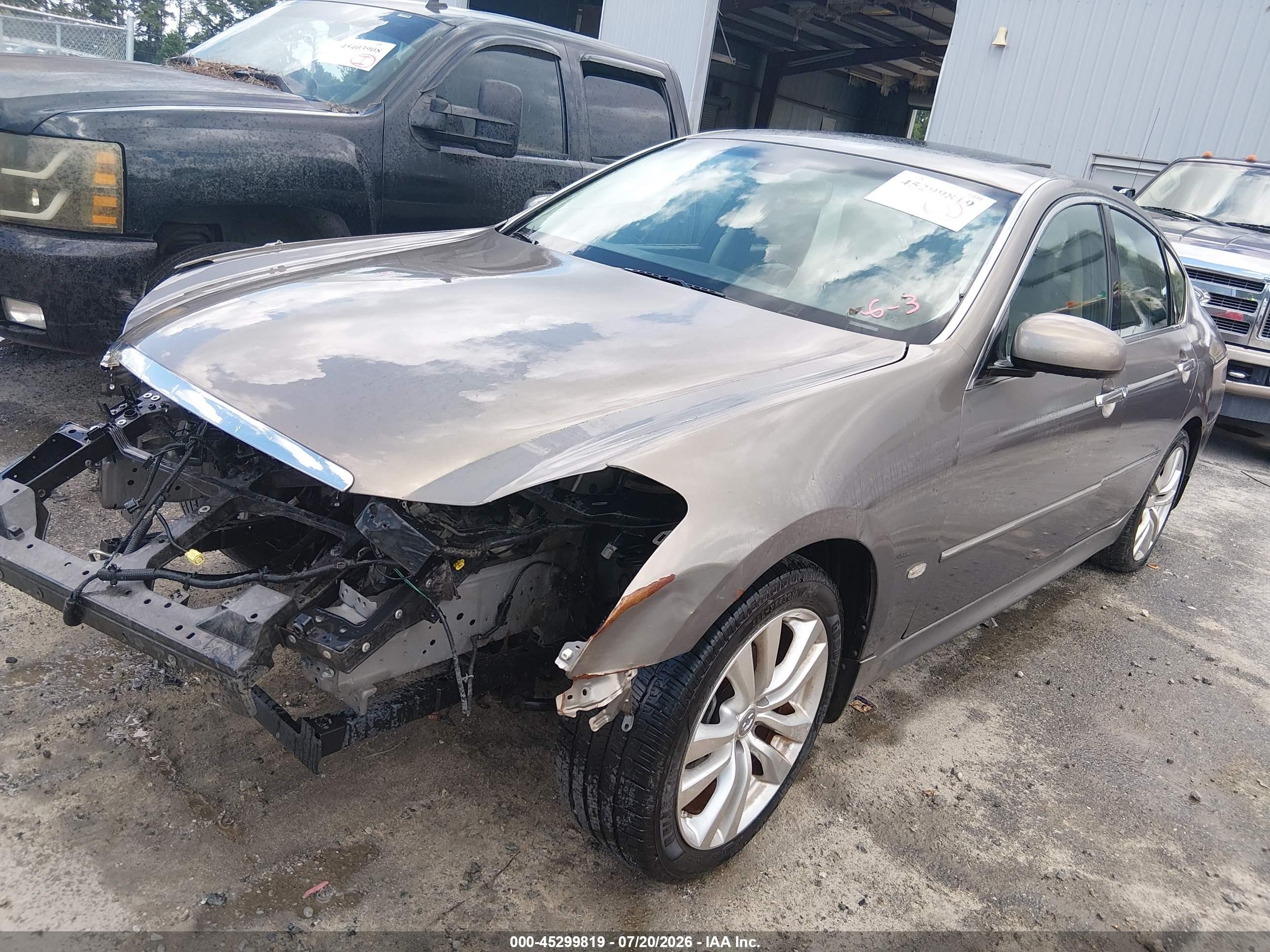 2008 Infiniti M35   Gray vin: JNKAY01E48M603785
