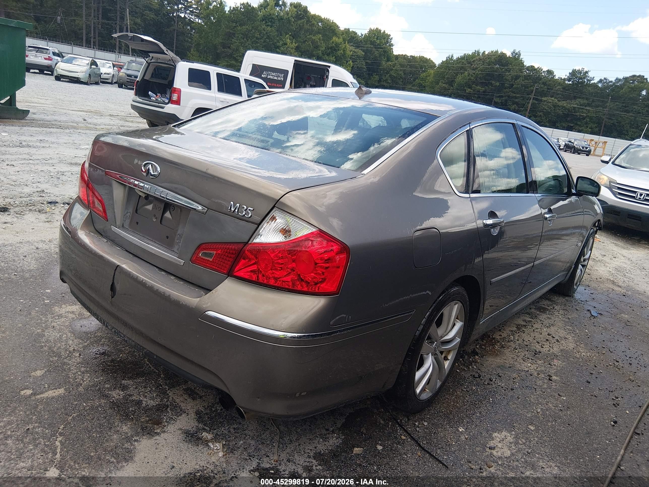 2008 Infiniti M35   Gray vin: JNKAY01E48M603785