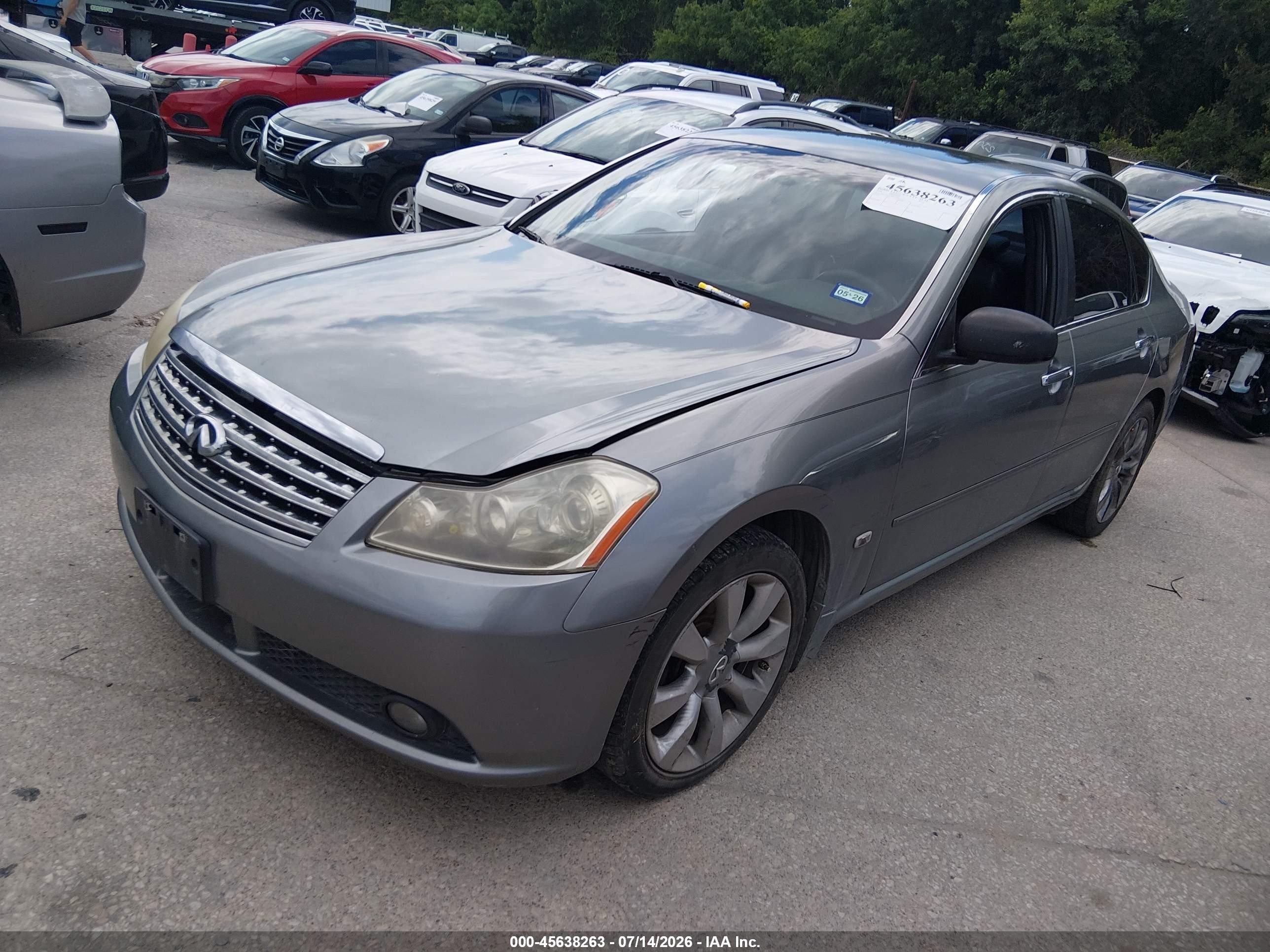2006 Infiniti M35   Gray vin: JNKAY01E56M116561