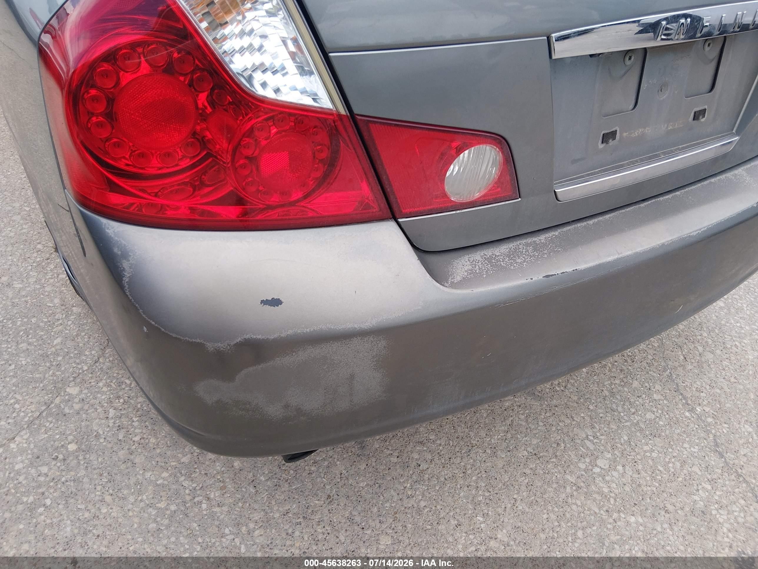 2006 Infiniti M35   Gray vin: JNKAY01E56M116561