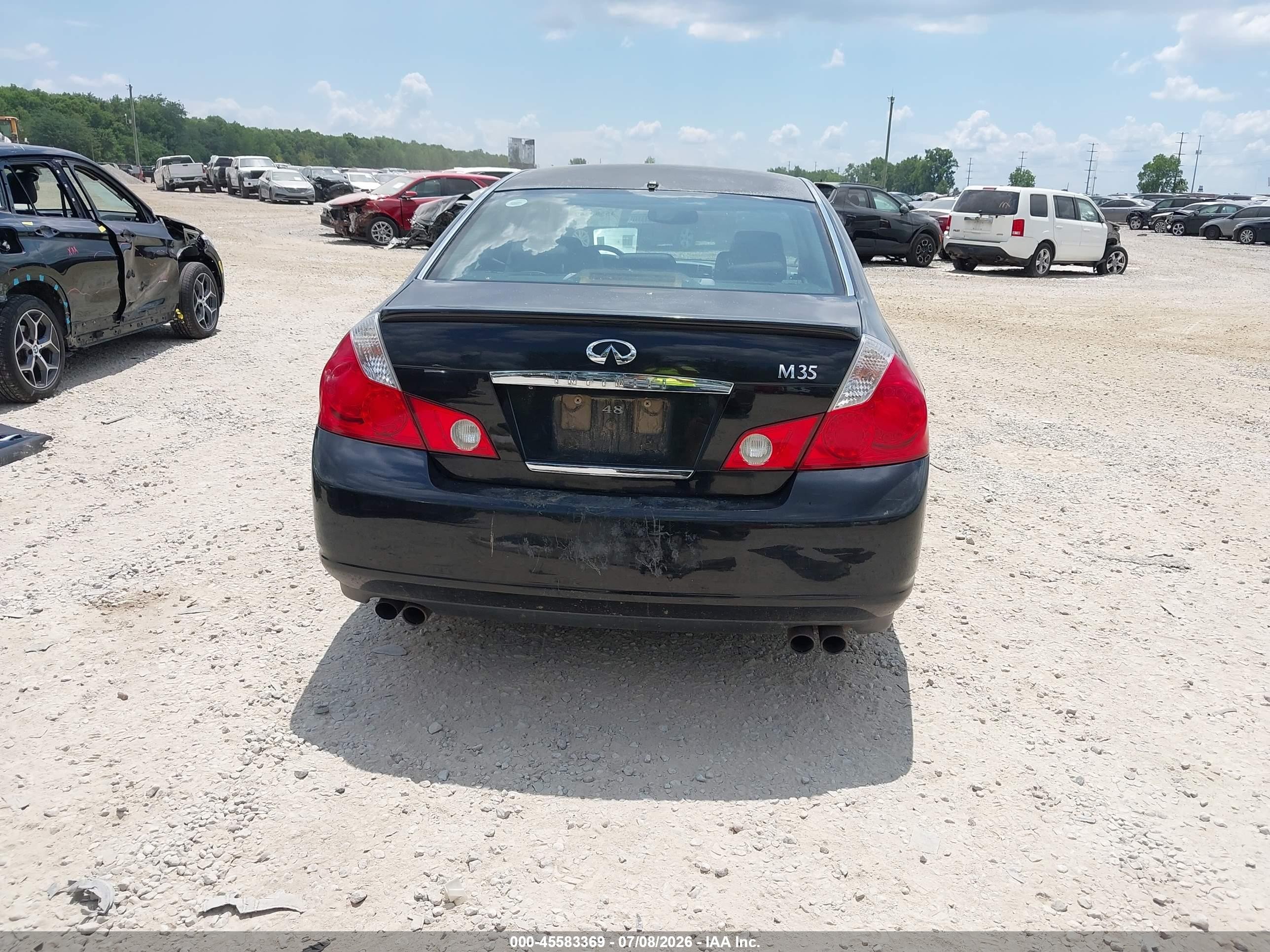 2006 Infiniti M35   Black vin: JNKAY01E56M117886
