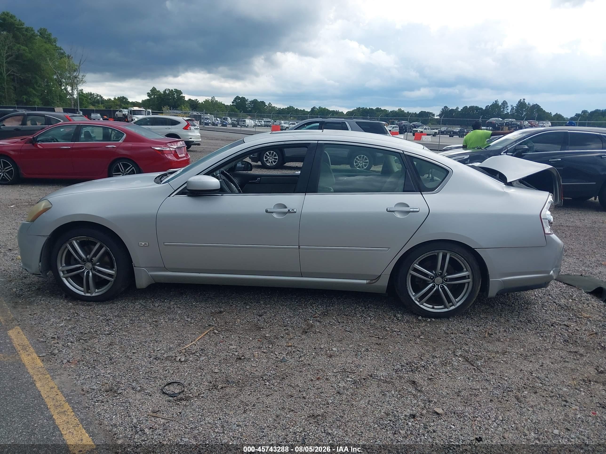 2007 Infiniti M35 Sport Silver vin: JNKAY01E57M308032