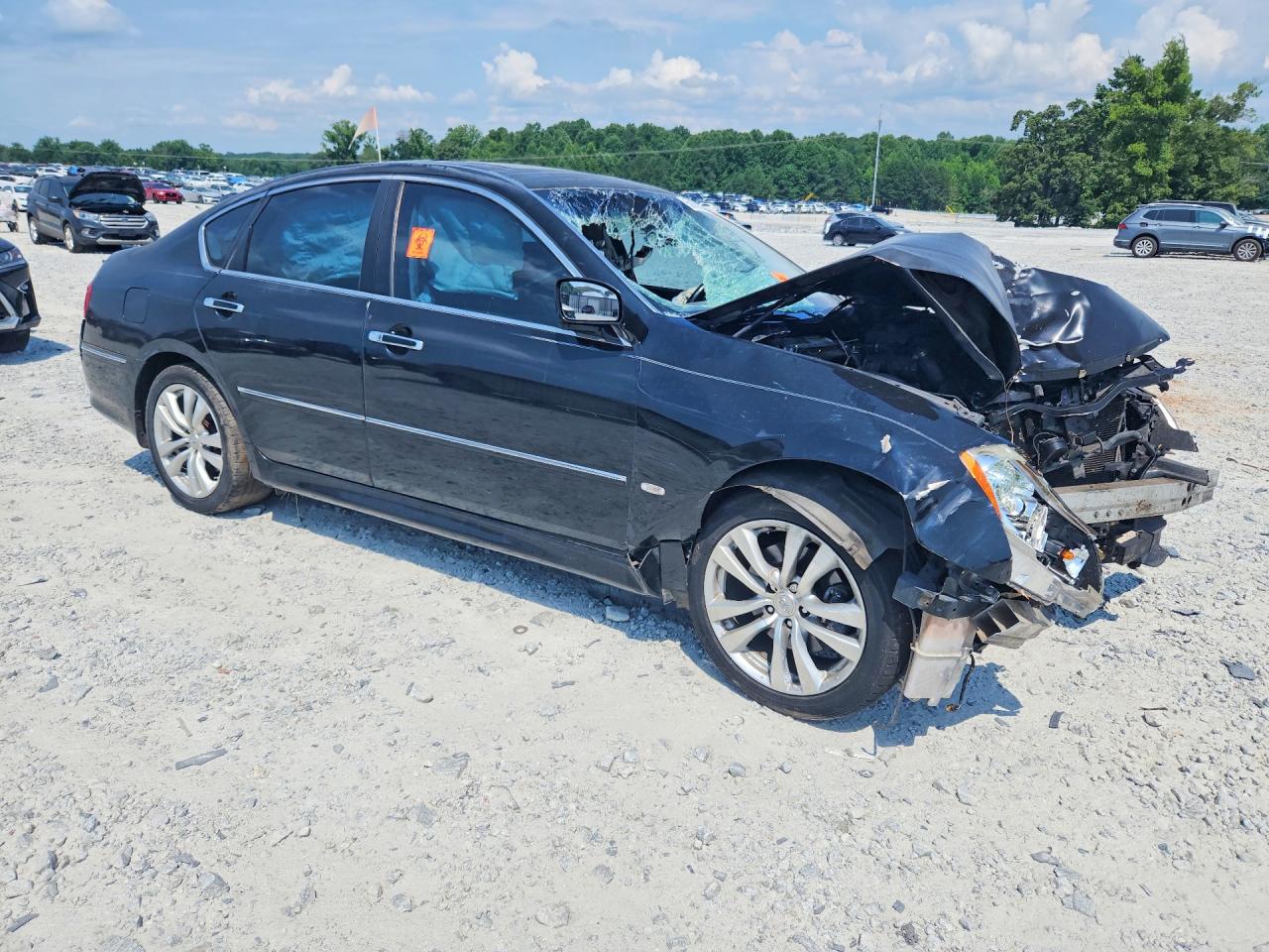 2008 Infiniti M35 Base Black vin: JNKAY01E58M600569